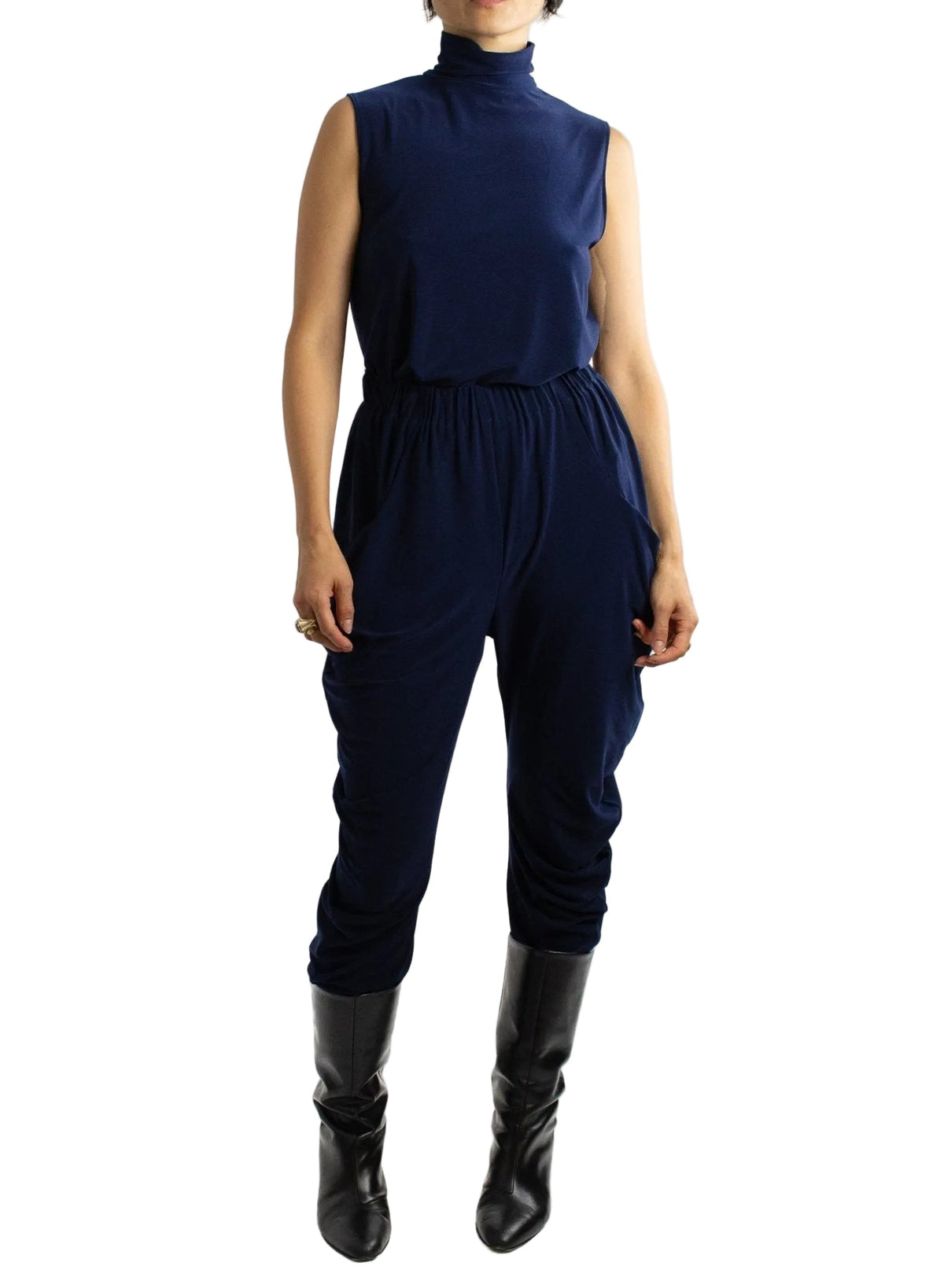 Circle Pant - Navy - Meg - Made in Canada