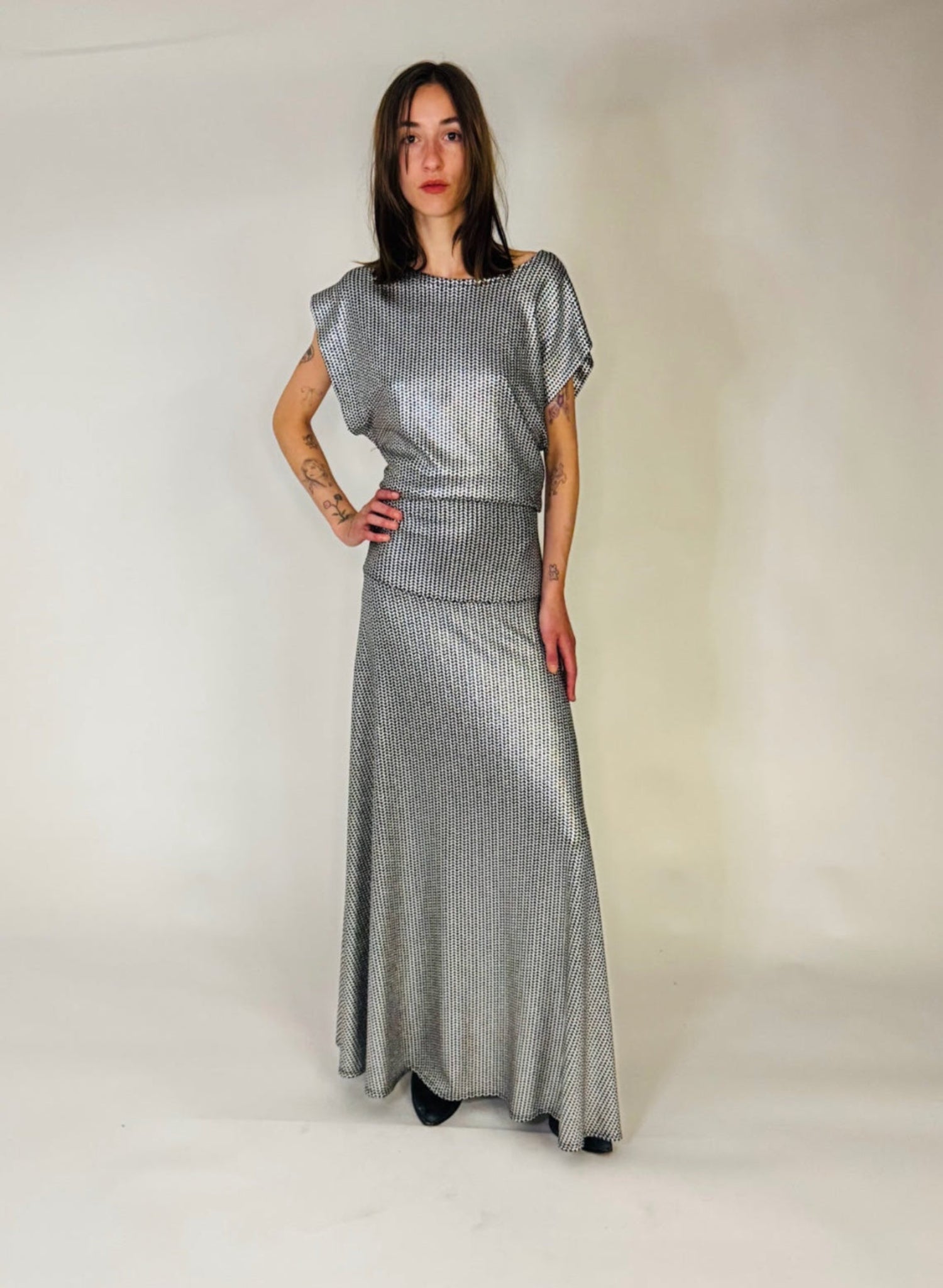 Circle Skirt - Silver - Meg