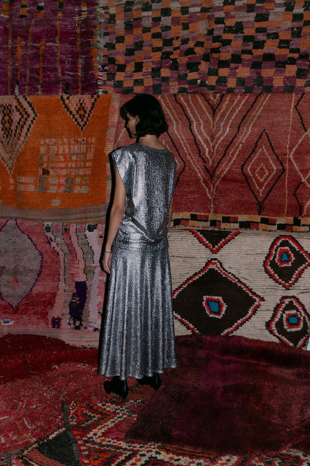 Circle Skirt - Silver (PRE - ORDER) - Meg