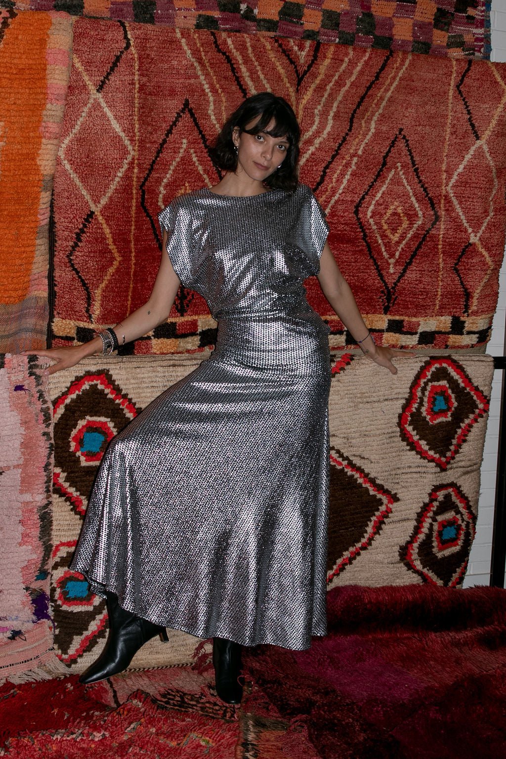 Circle Skirt - Silver (PRE - ORDER) - Meg