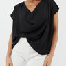 Cowl Top - Black - Meg