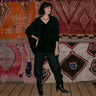 Cozy Hoodie - Black Velour (Pre - Order) - Meg