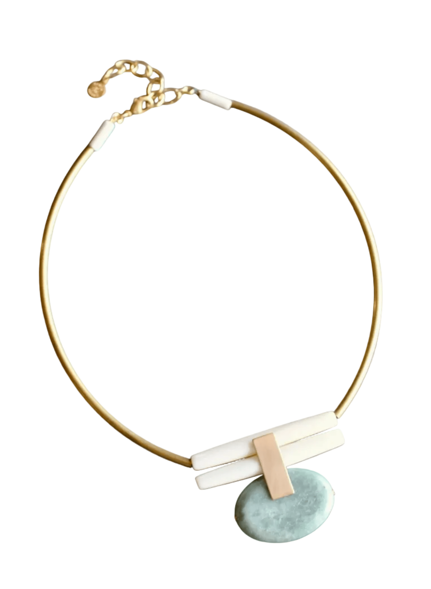 David Aubrey - Green Jasper Necklace - Meg