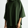 Flared Sleeve Turtleneck - Olive - Meg - Made in Canada