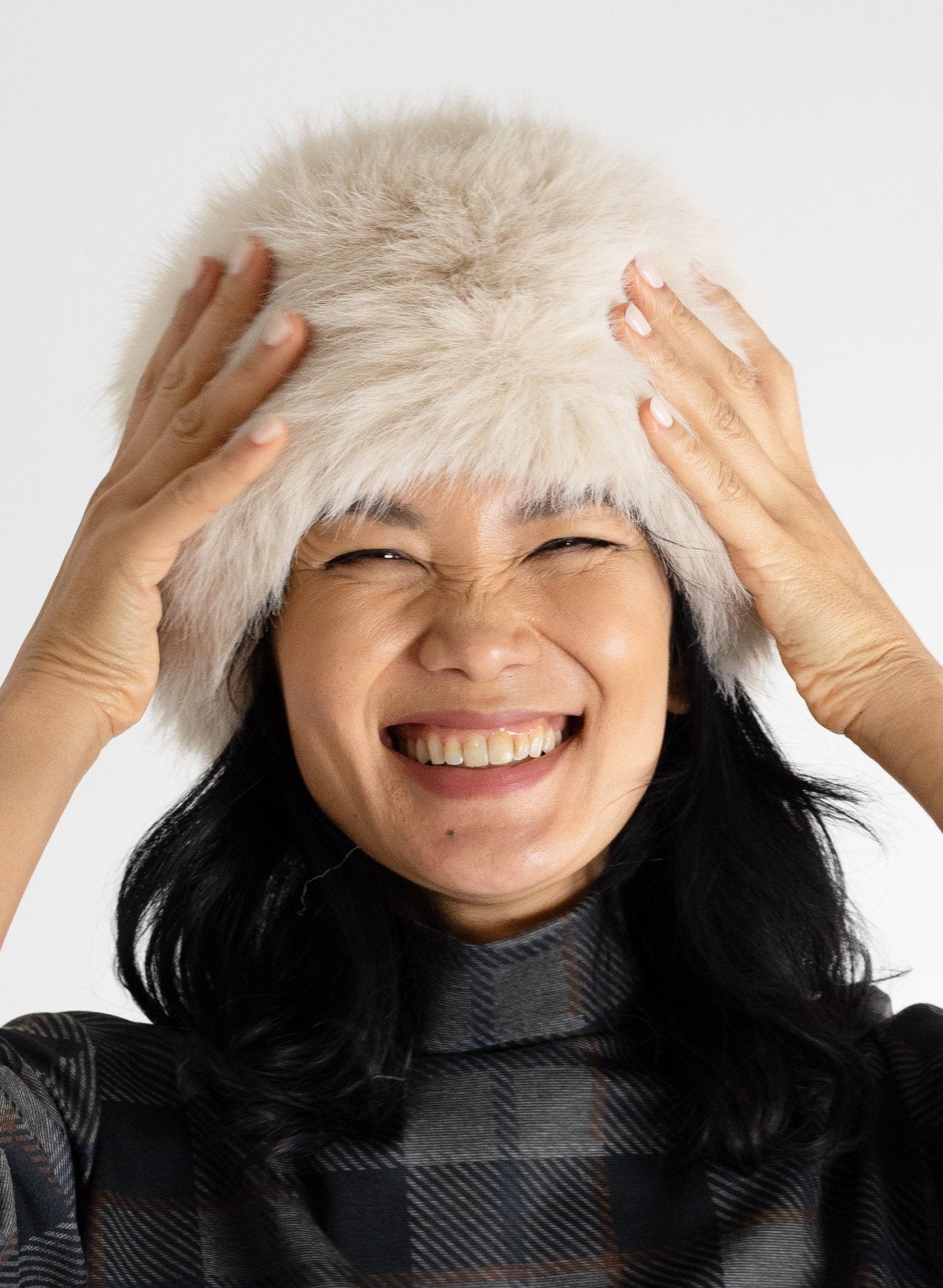 Fur Hat - Beige - Meg