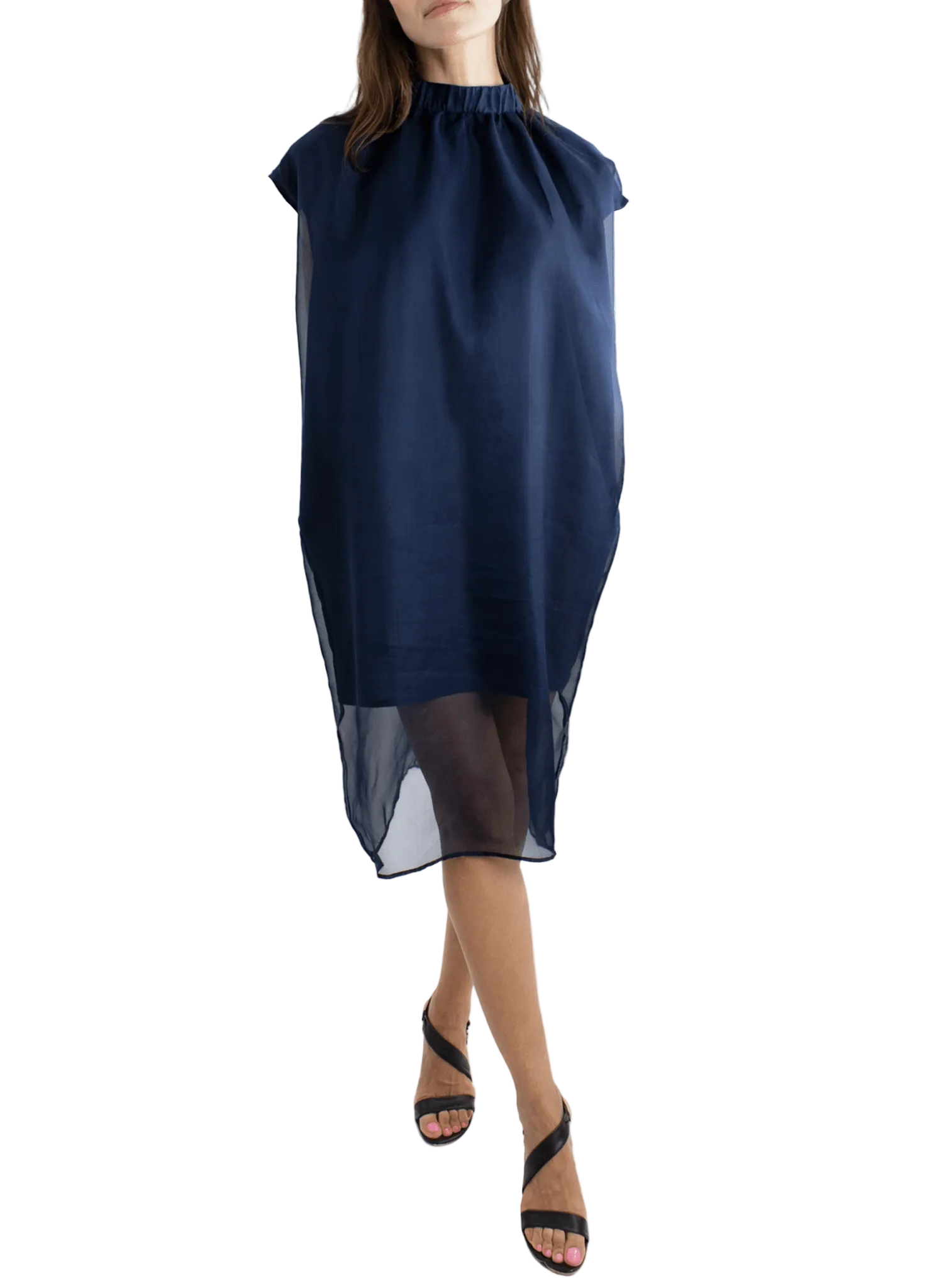 Glamour Shift Dress - Navy - Meg