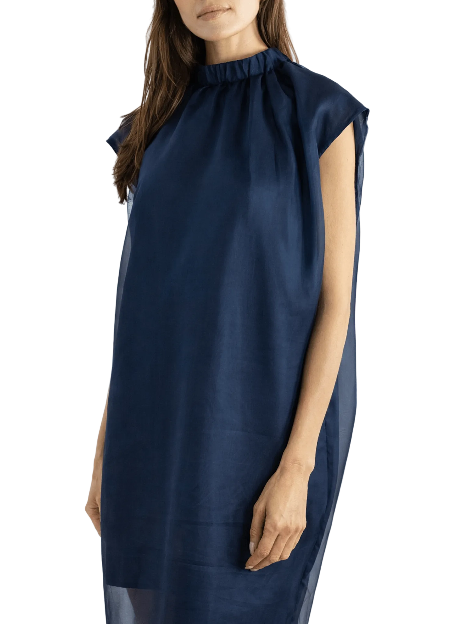 Glamour Shift Dress - Navy - Meg