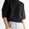 Half Sleeve Sweater - Black - Meg