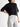 Half Sleeve Sweater - Black - Meg