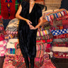 Harem Pant - Black Velour (Pre - Order) - Meg