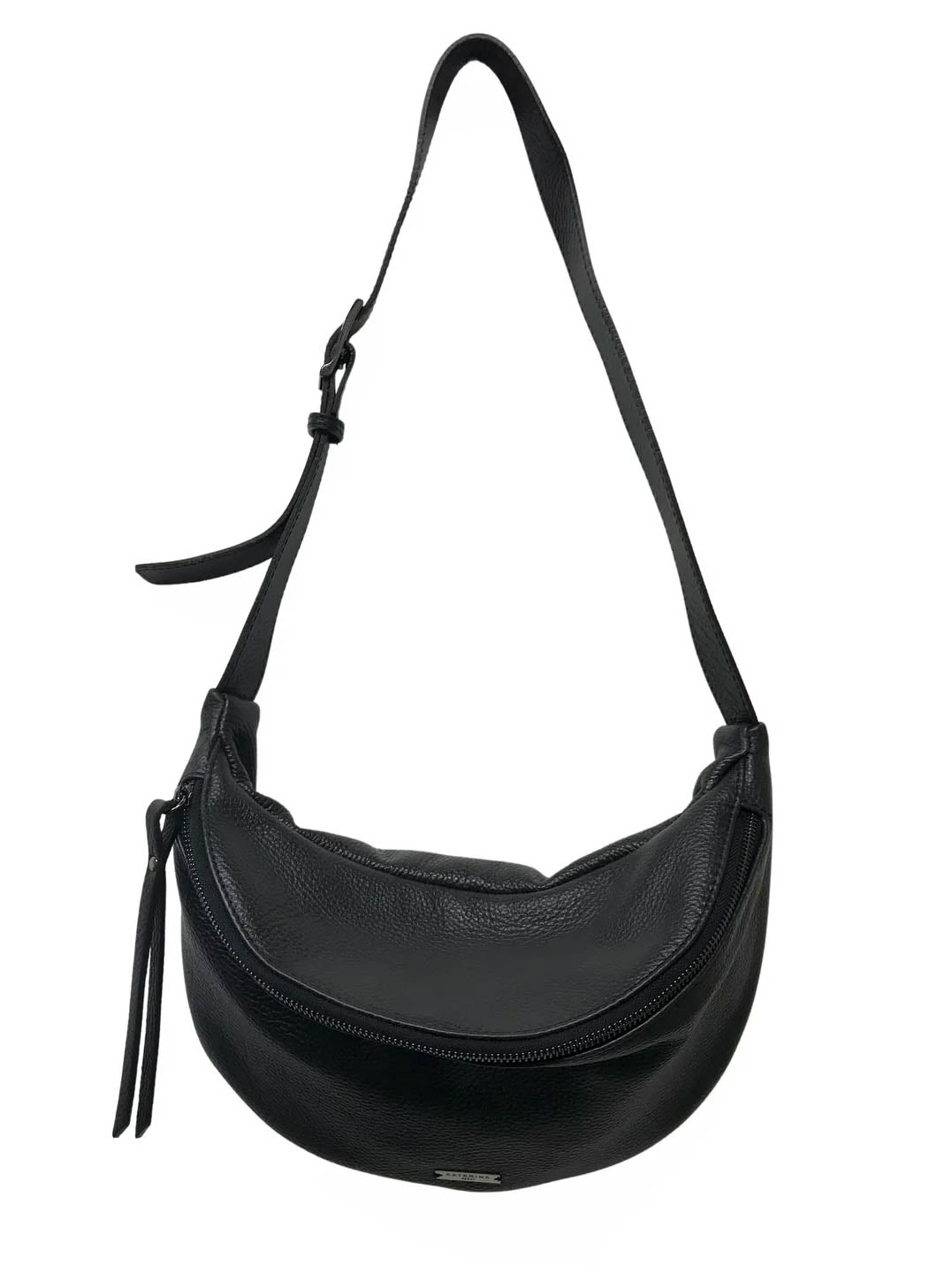 Katerina NYC - Leather Sling Bag - Black - Meg Canada