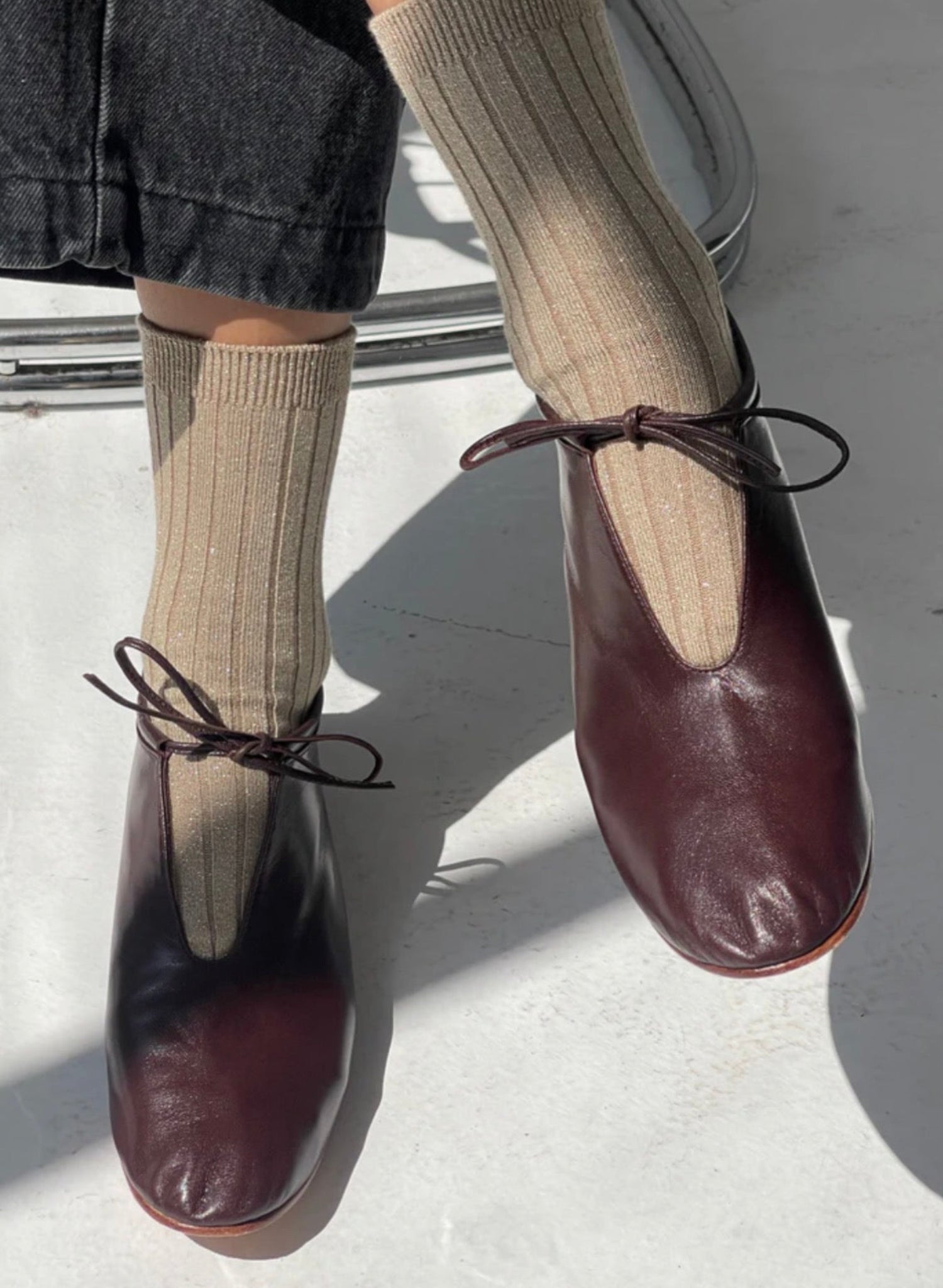 Le Bon Shoppe - Her Socks - Ash Glitter - Meg