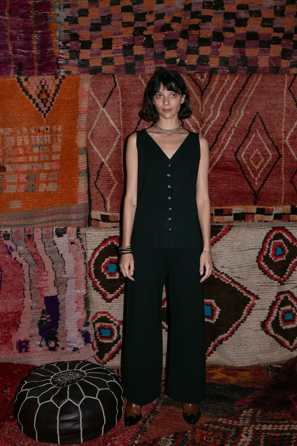 Long Vest - Black (Pre - Order) - Meg