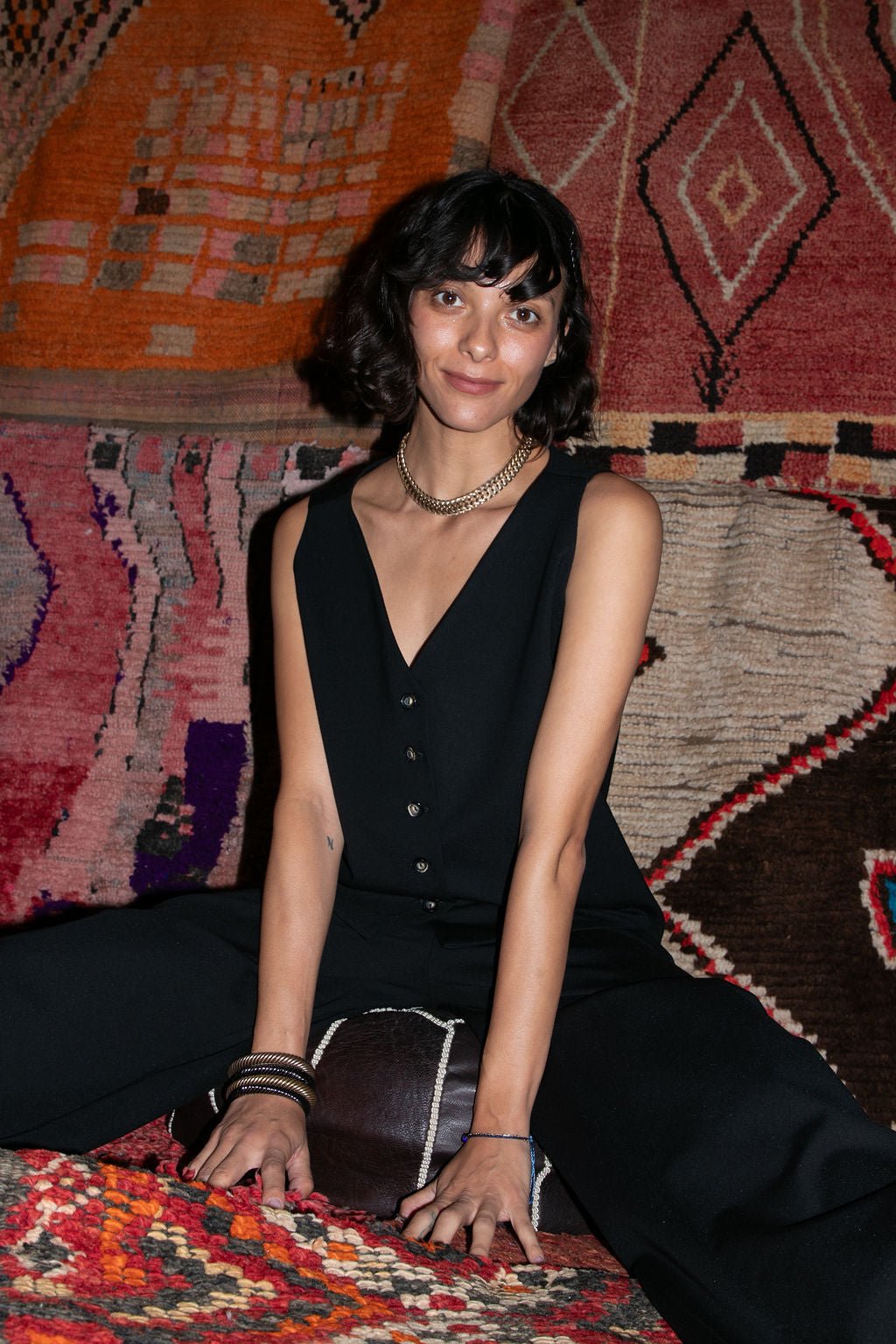 Long Vest - Black (Pre - Order) - Meg