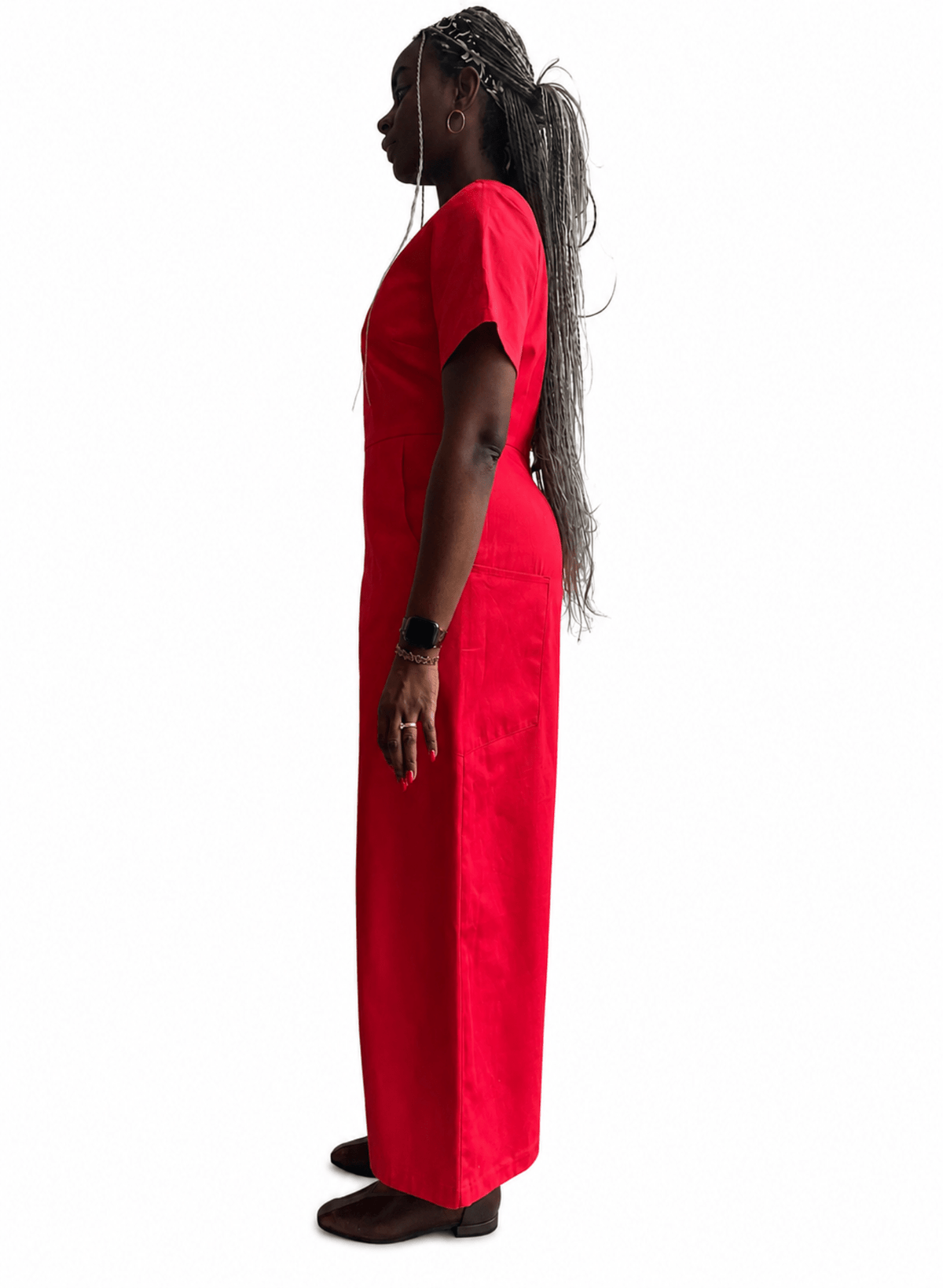 Lou Lou Jumpsuit - Brick Red - Meg