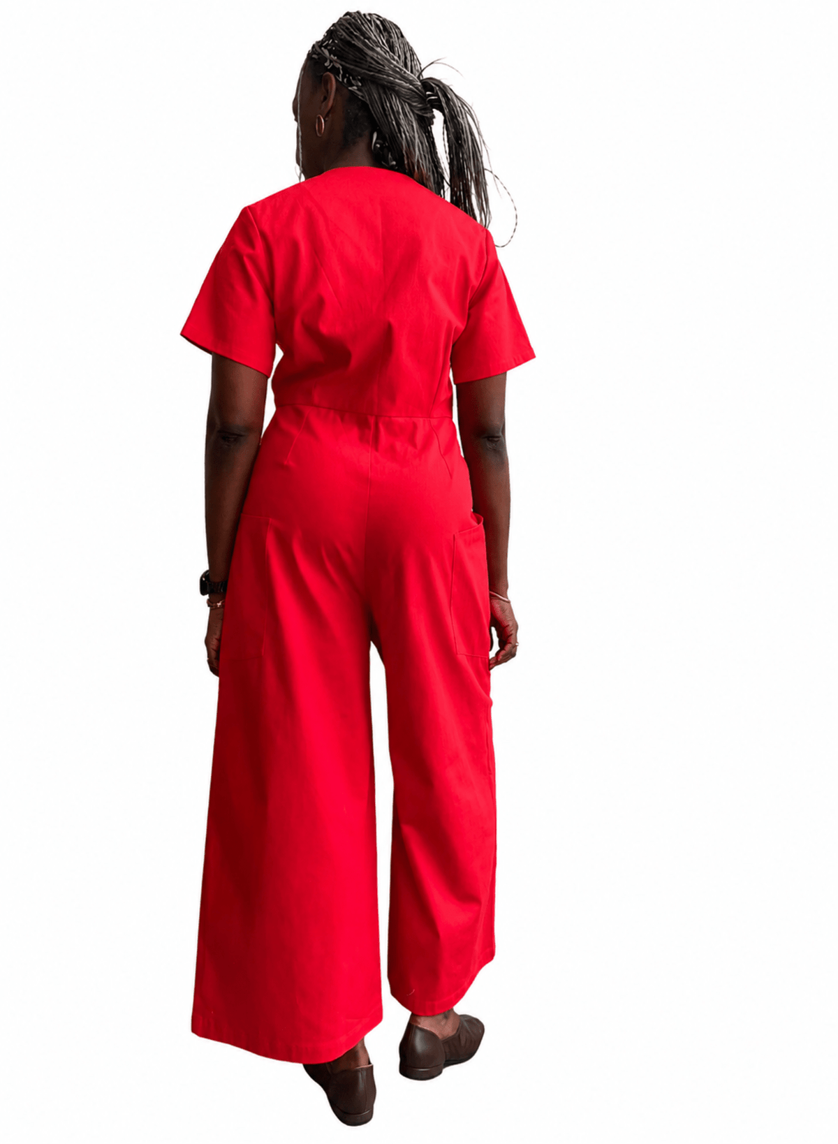 Lou Lou Jumpsuit - Brick Red - Meg