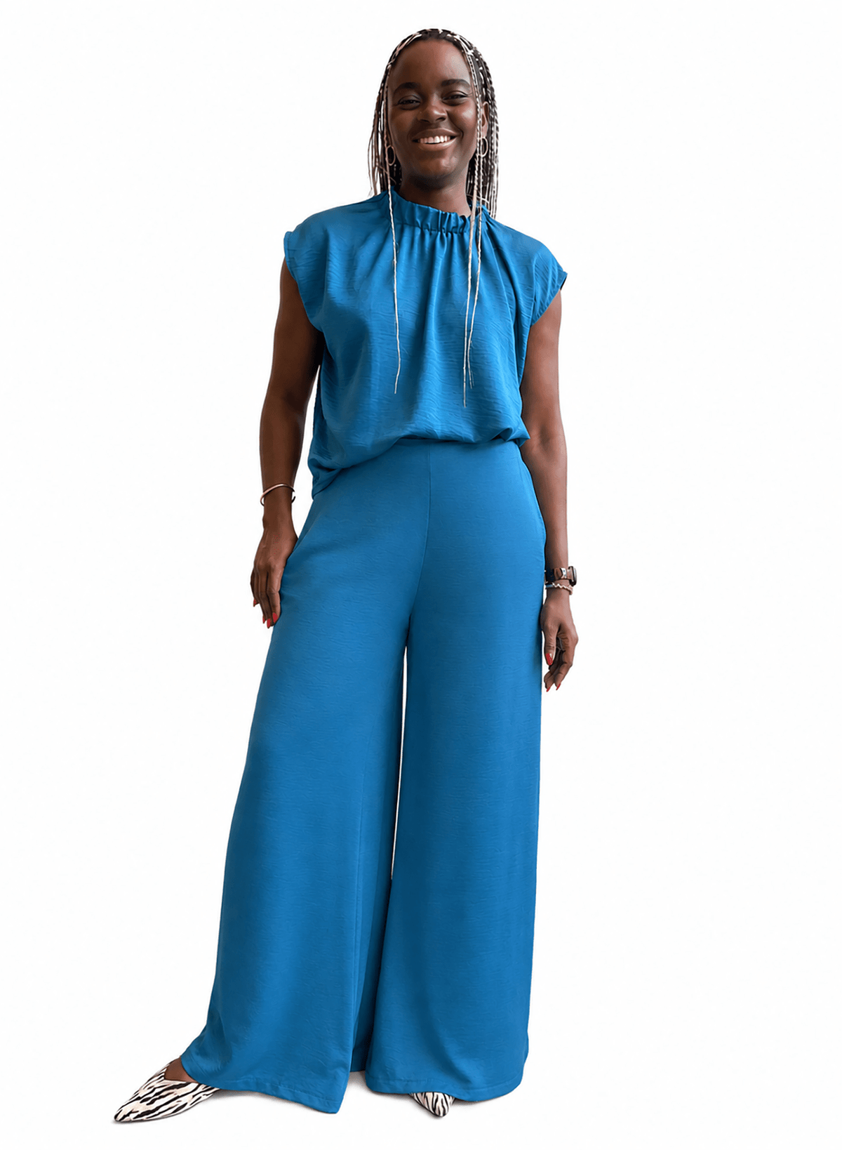 Luis Pant - Teal - Meg