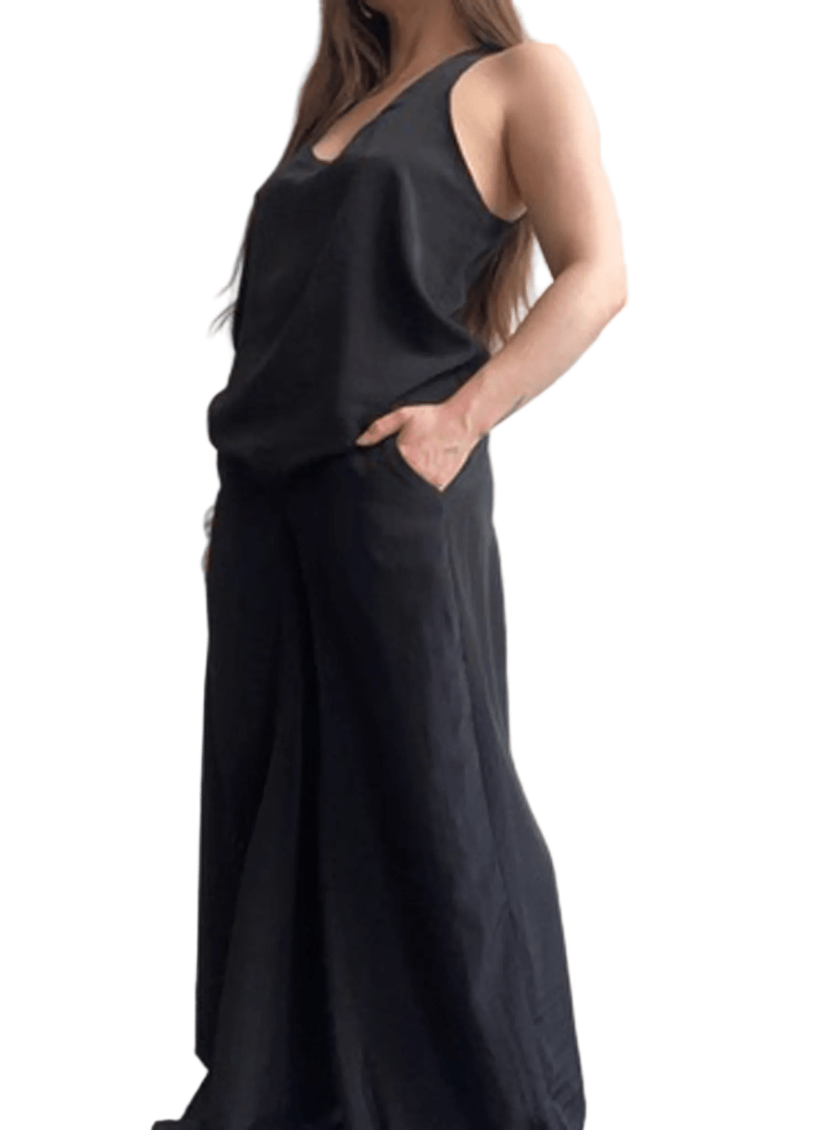 Luis Tank - Black - Meg