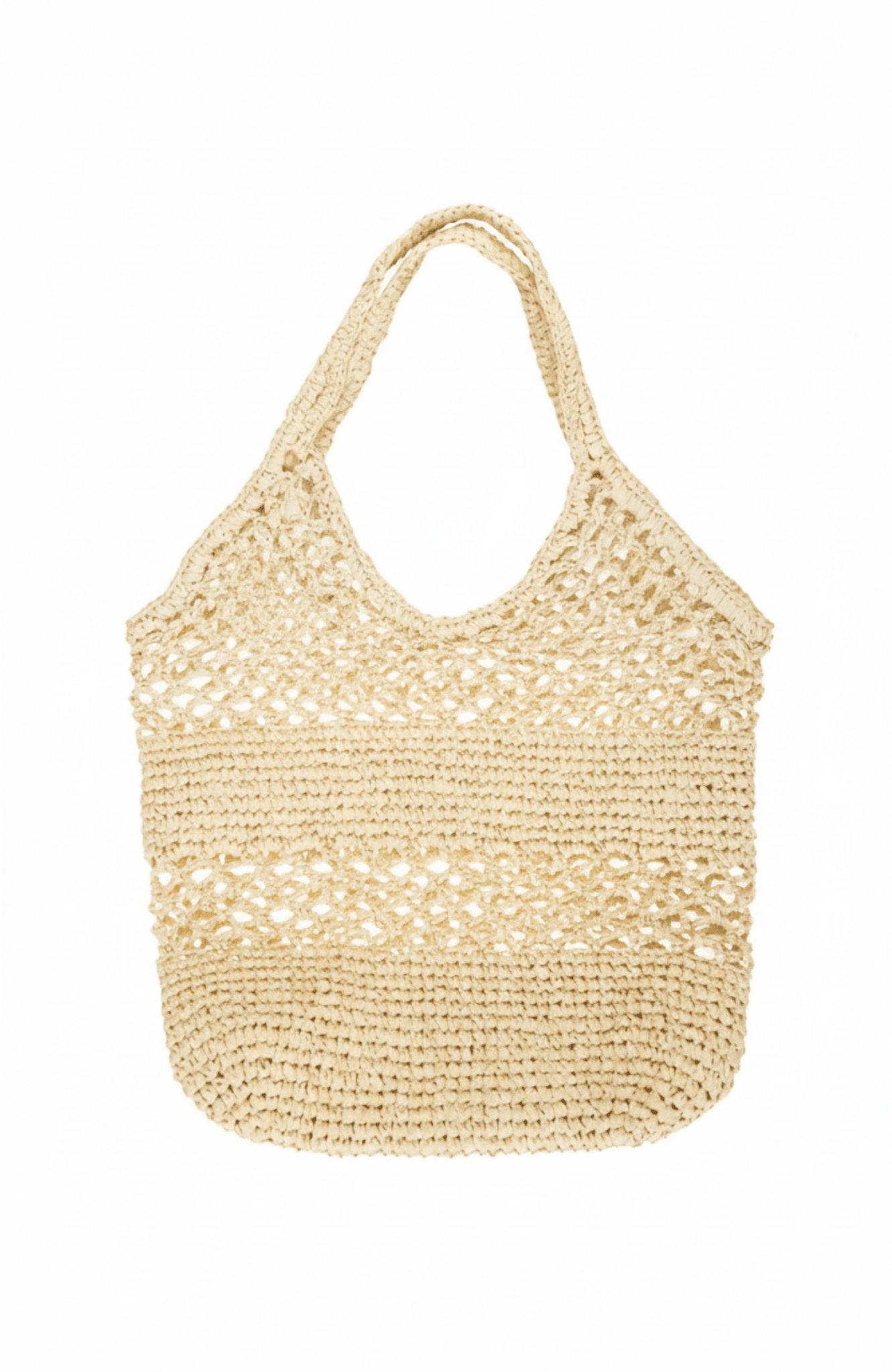 Malta Paper Crochet Bag - Natural - Meg