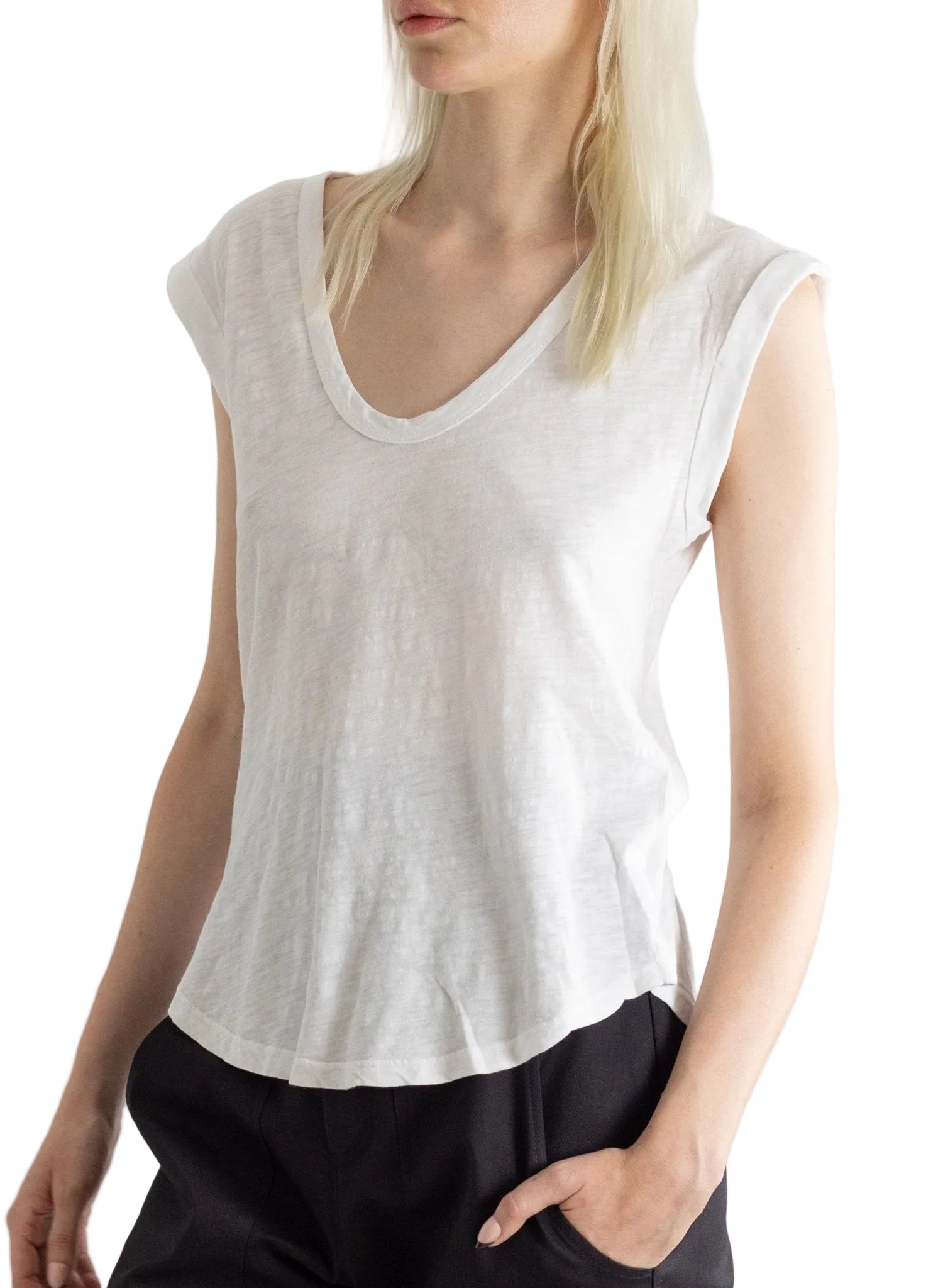 Muscle Tee - White - Meg