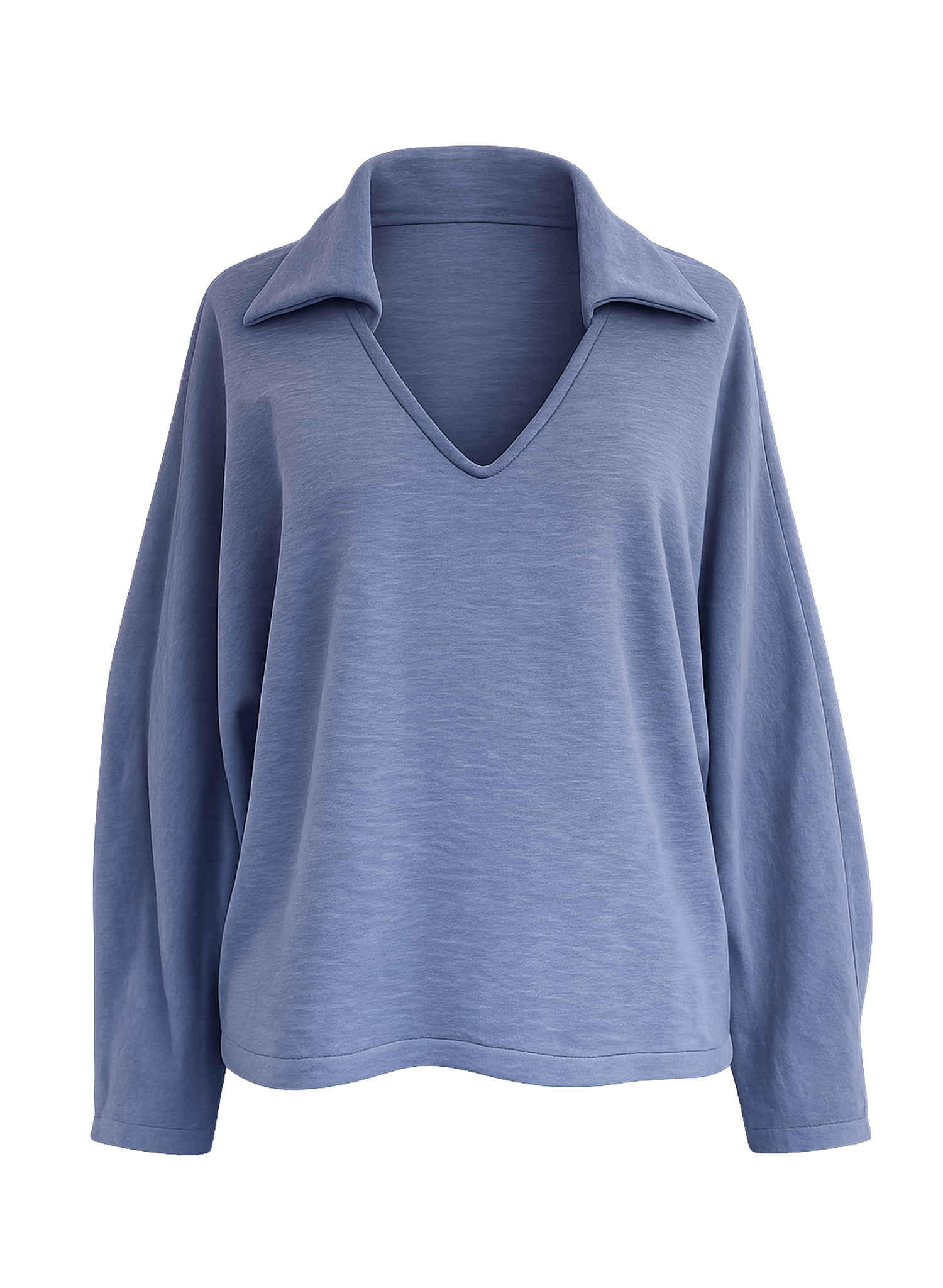 Offside Collared Sweatshirt - Blue (PRE-ORDER) - Meg