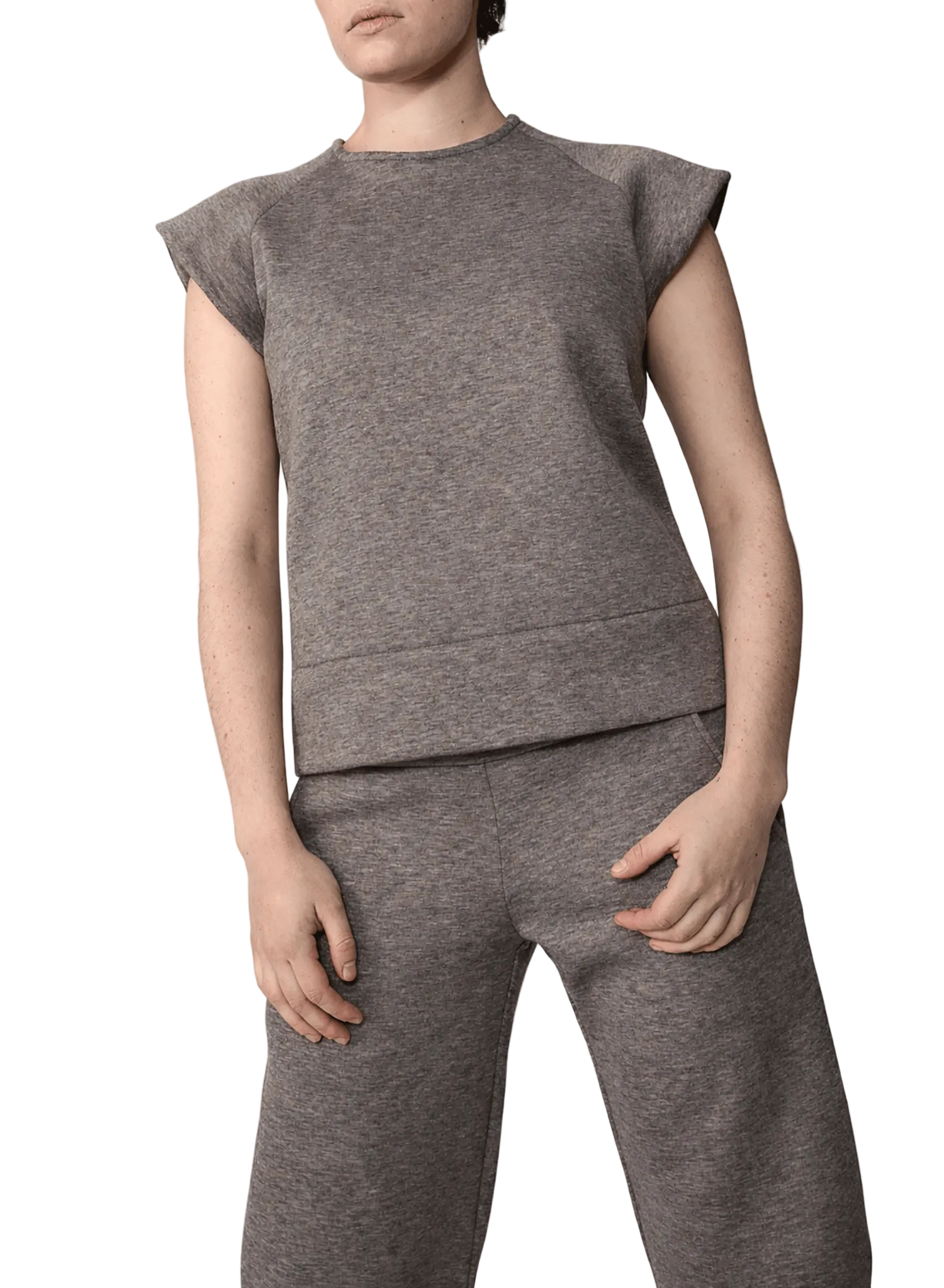 Old City Raglan Tee - Taupe - Meg