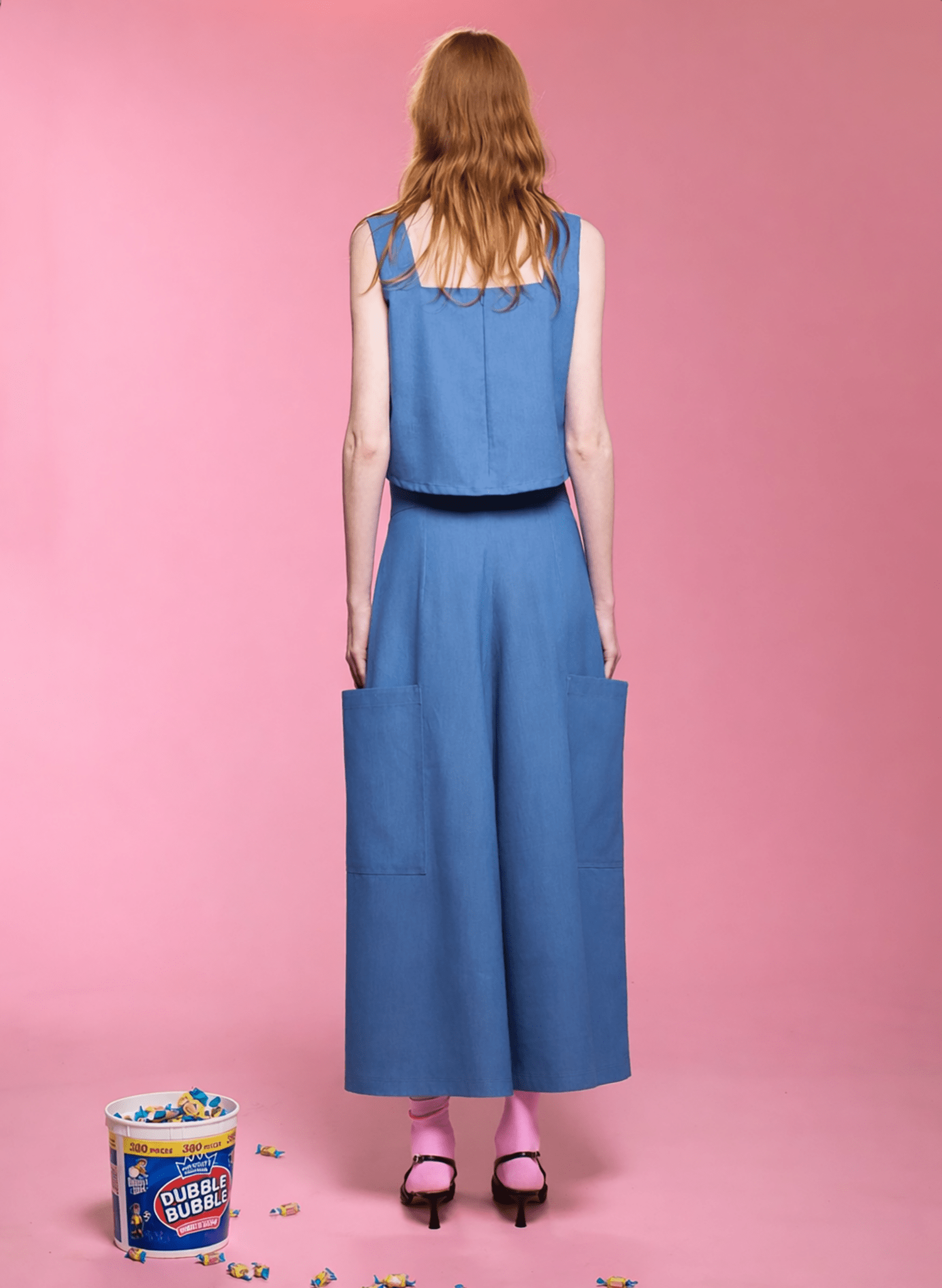 Pocket Culotte - Light Blue Denim (PRE - ORDER) - Meg