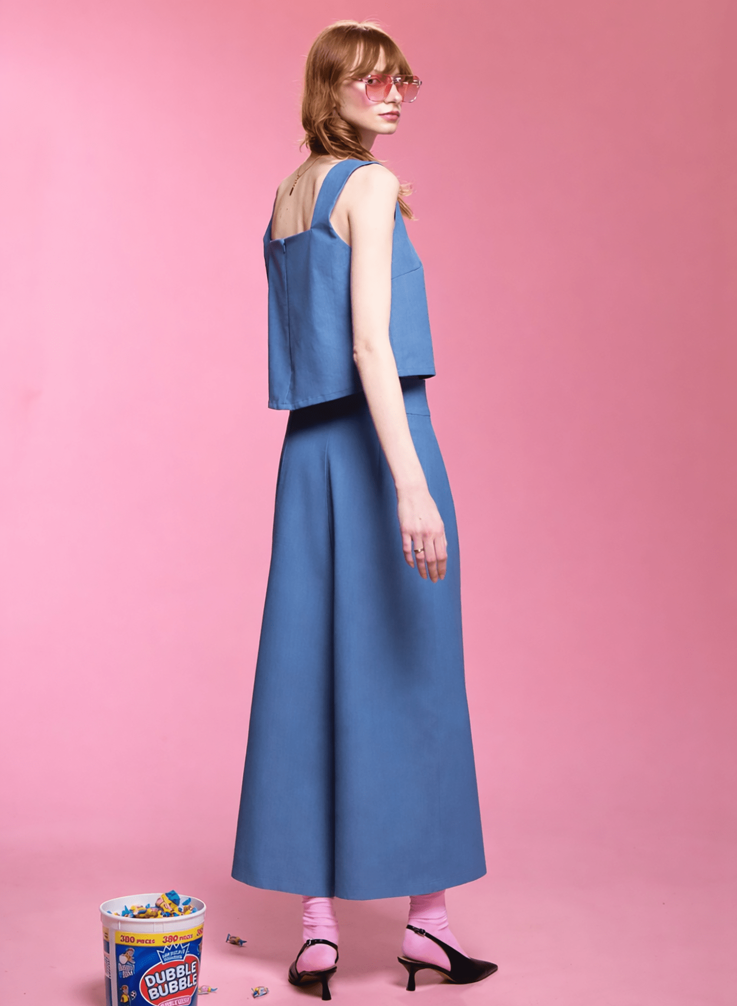 Pocket Culotte - Light Blue Denim (PRE - ORDER) - Meg