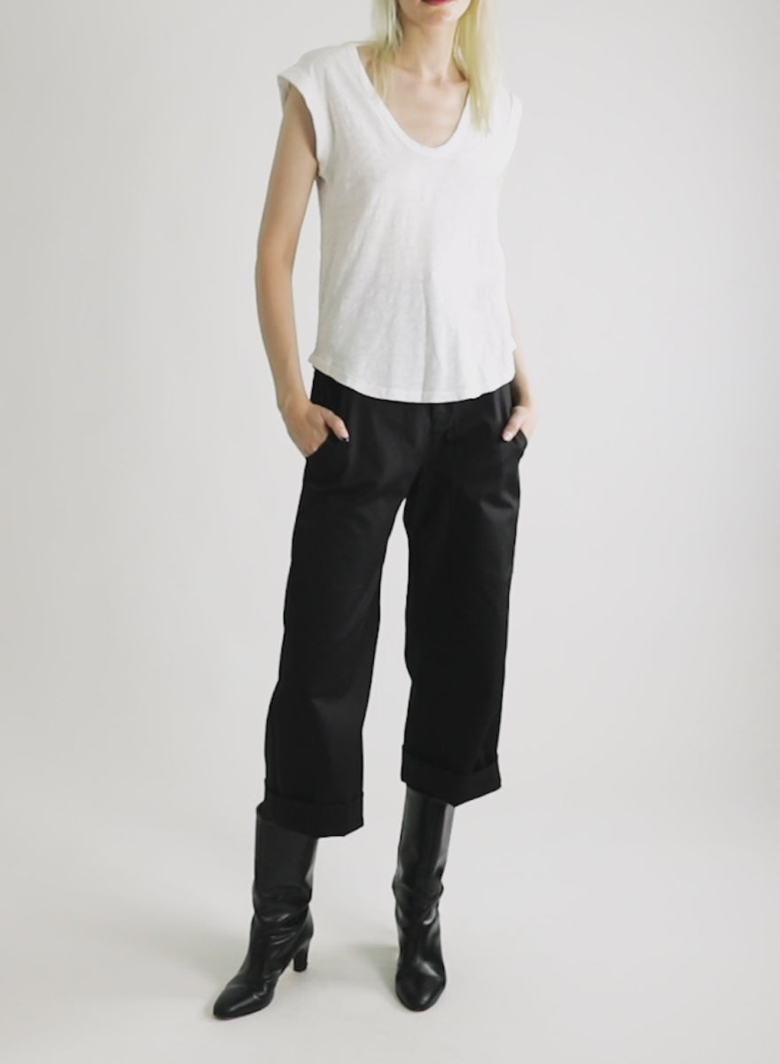 Black Carpenter Jean - Meg - Made in NYC