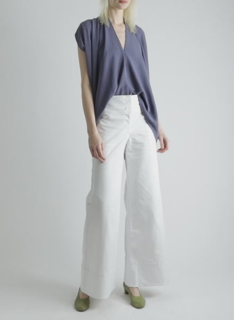 Abstraction Top - Lilac
