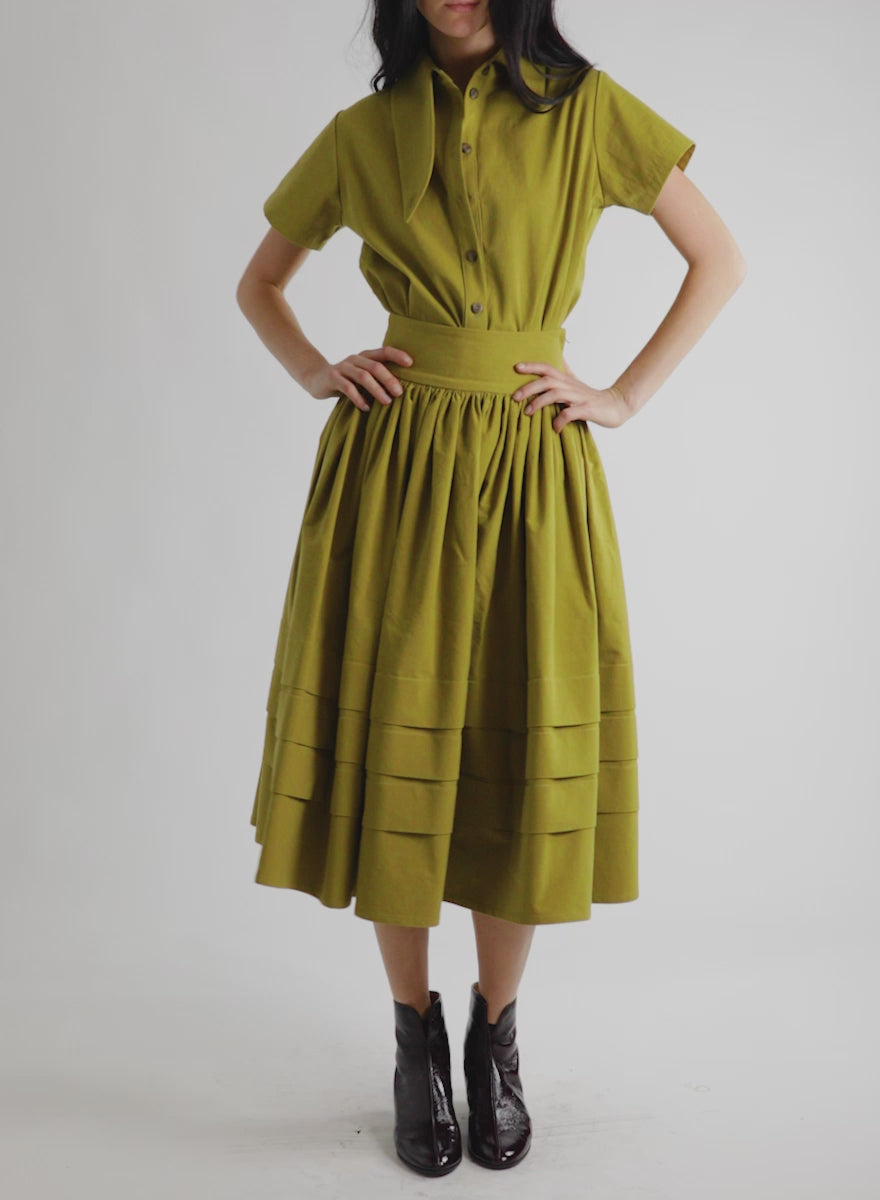 Mercado Skirt - Pistachio - Meg - Made in Canada