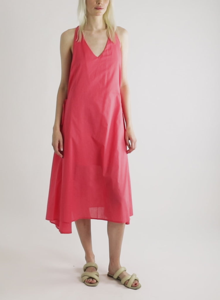 Downtown Tank Dress - Strawberry - Meg - Made in NYC