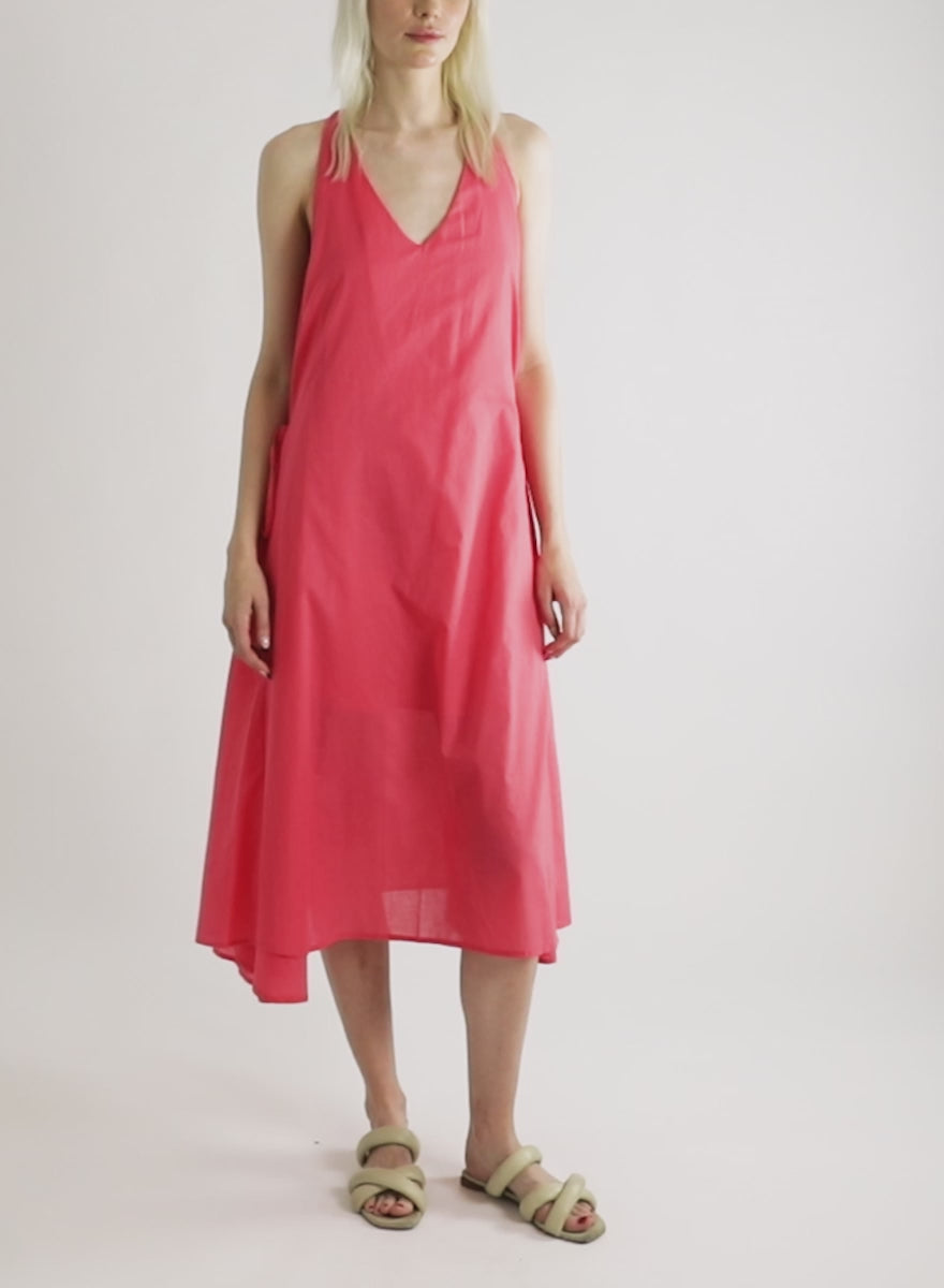 Downtown Tank Dress - Strawberry - Meg - Made in NYC