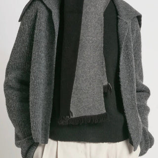Reversible Scarf - Black - Meg