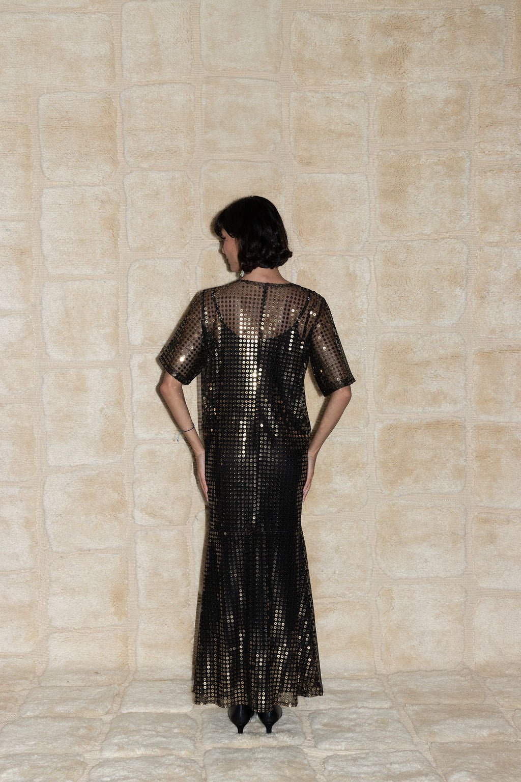 Rialto Dress - Gold Sequin (Pre - Order) - Meg
