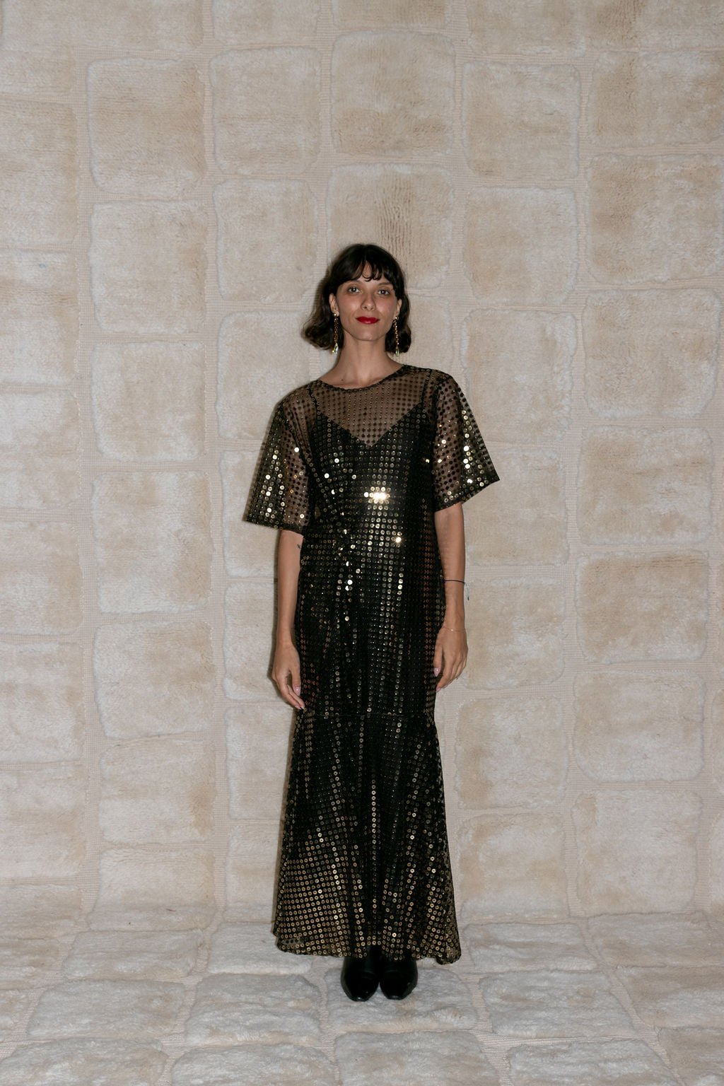 Rialto Dress - Gold Sequin (Pre - Order) - Meg