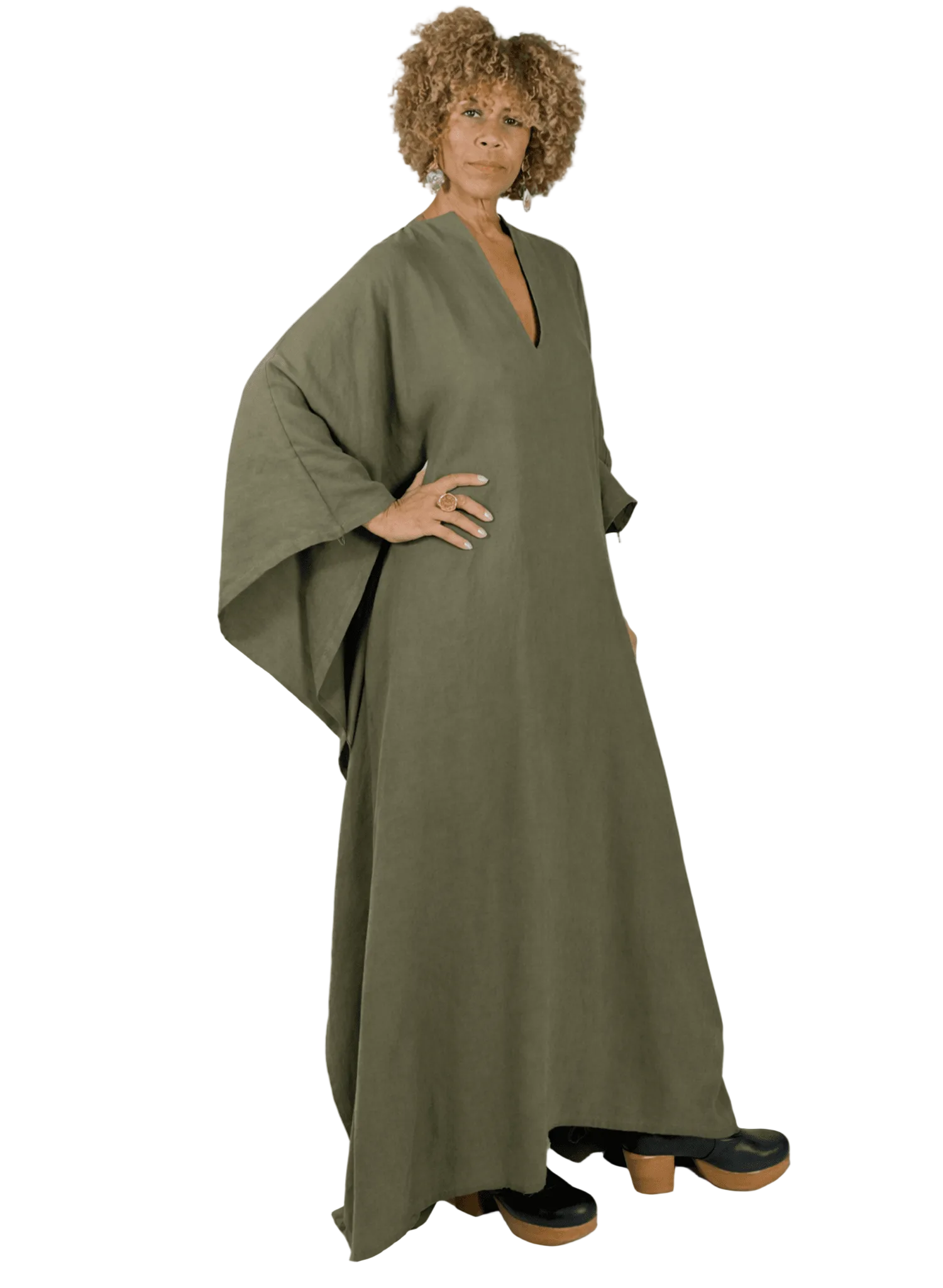 Sahara Kaftan - Olive - Meg