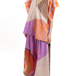 Secret Wide Leg Pant - Secret Drawer Print - Meg