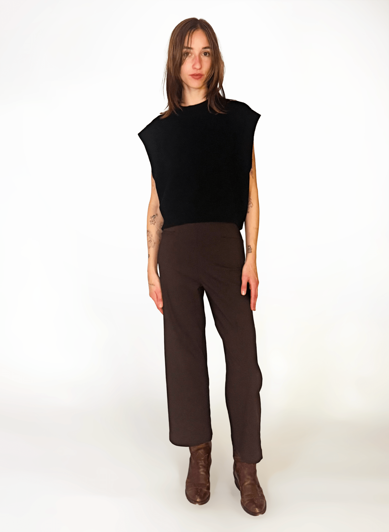 Short Odette Pant - Chocolate - Meg