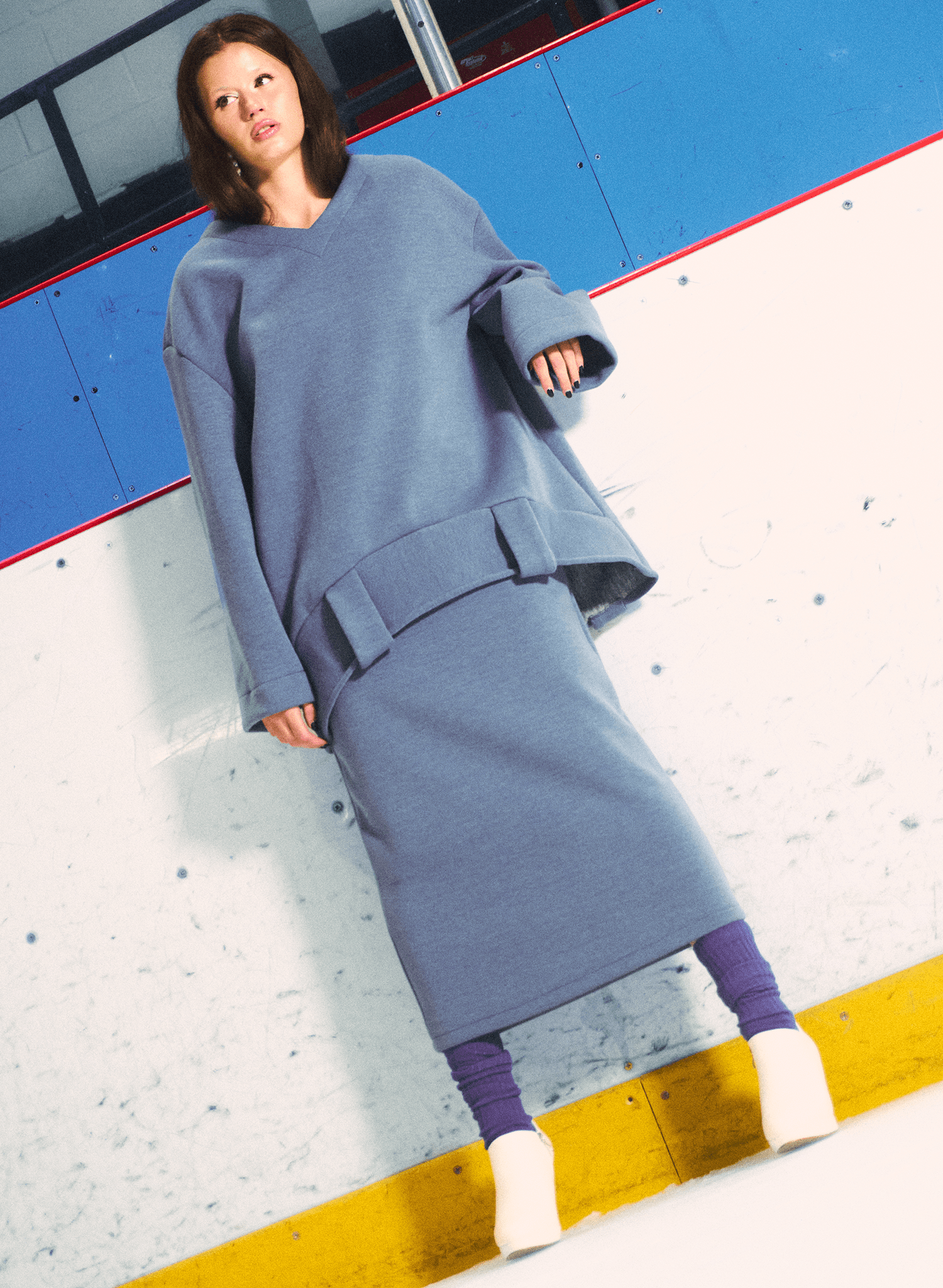 Skating Skirt - Blue (PRE-ORDER) - Meg