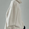 Slouch Turtleneck Sweater - Ivory - Meg