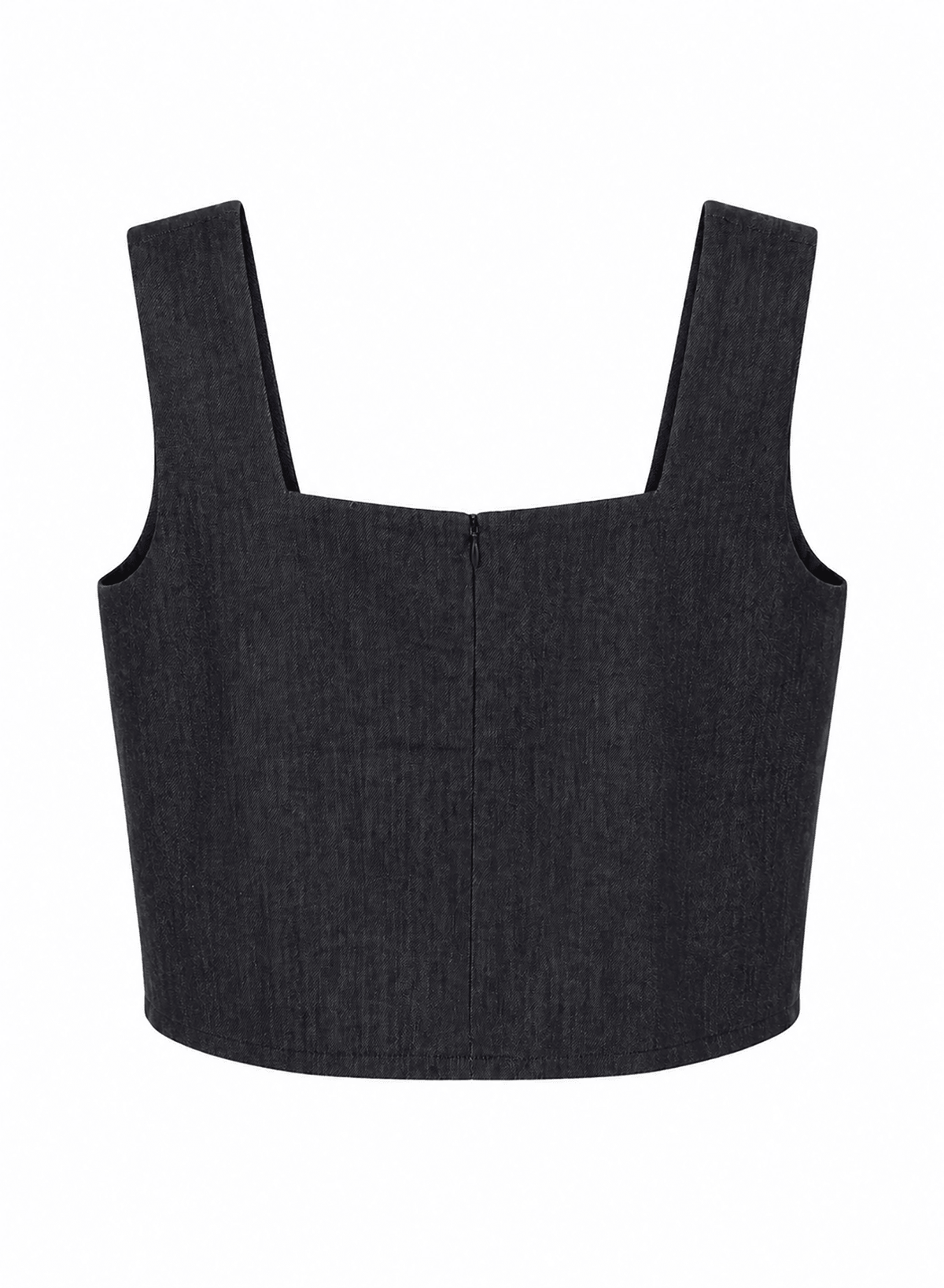 Square Top - Dark Blue Denim - Meg