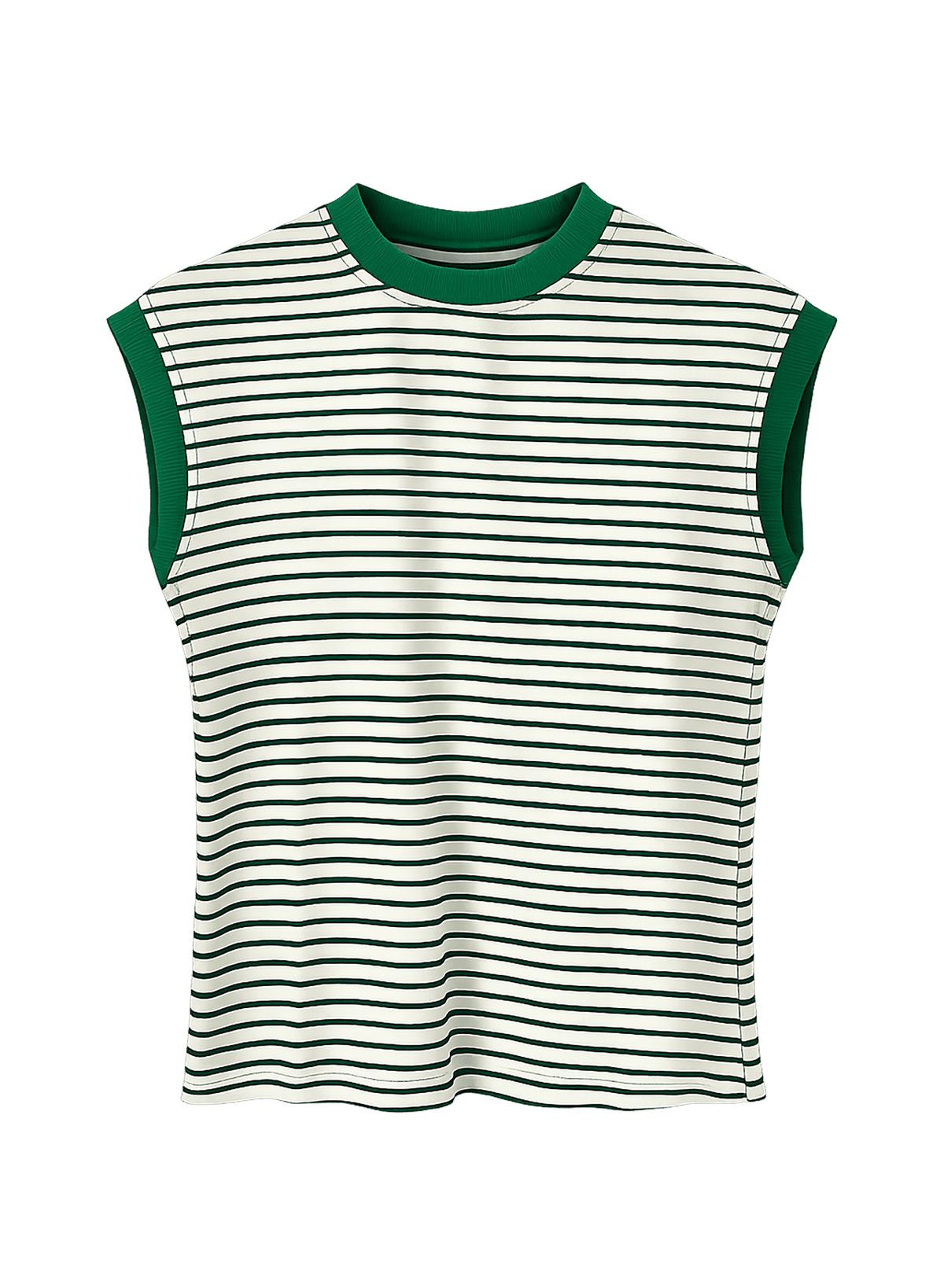 Striped Tee - Kelly Green - Meg