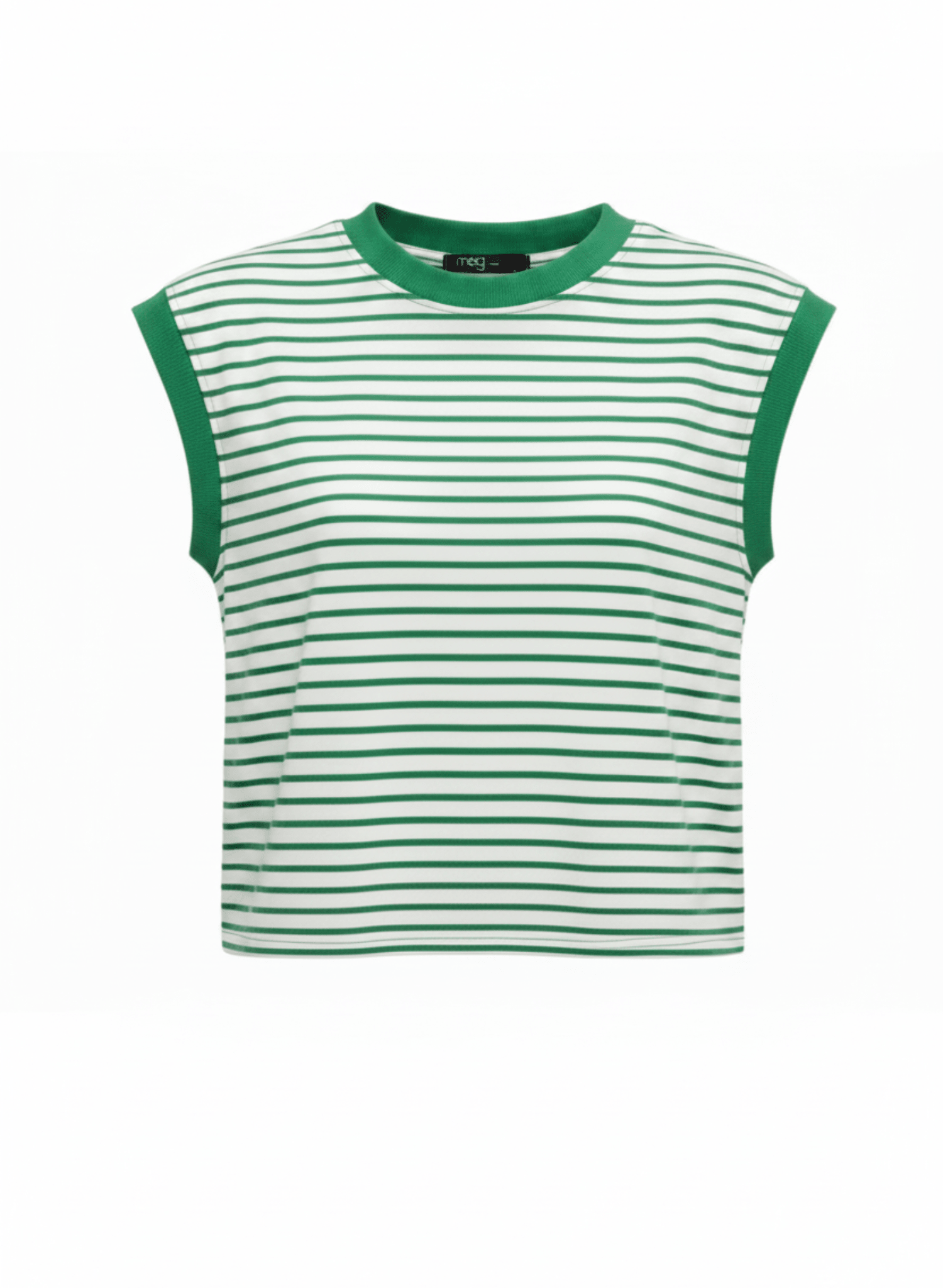 Striped Tee - Kelly Green - Meg
