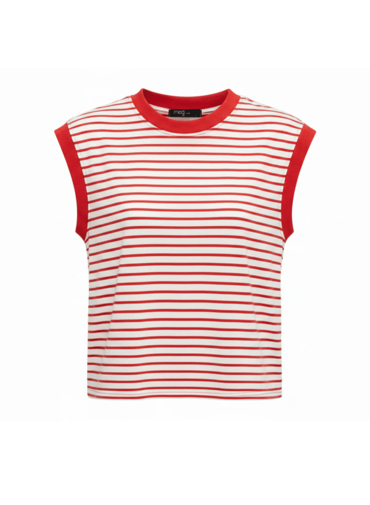 Striped Tee - Red - Meg