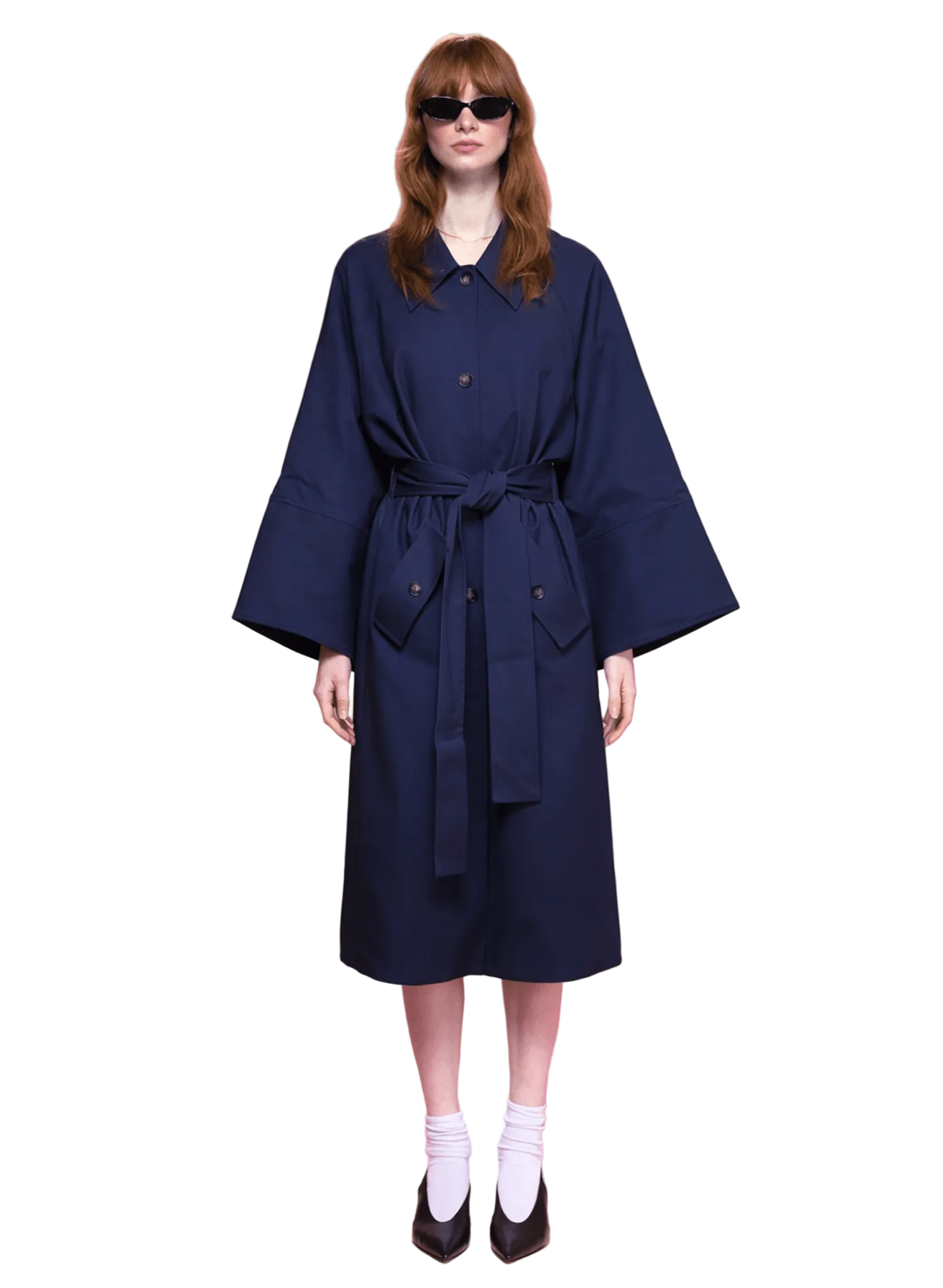 Summer Trench - Navy Blue (PRE - ORDER) - Meg