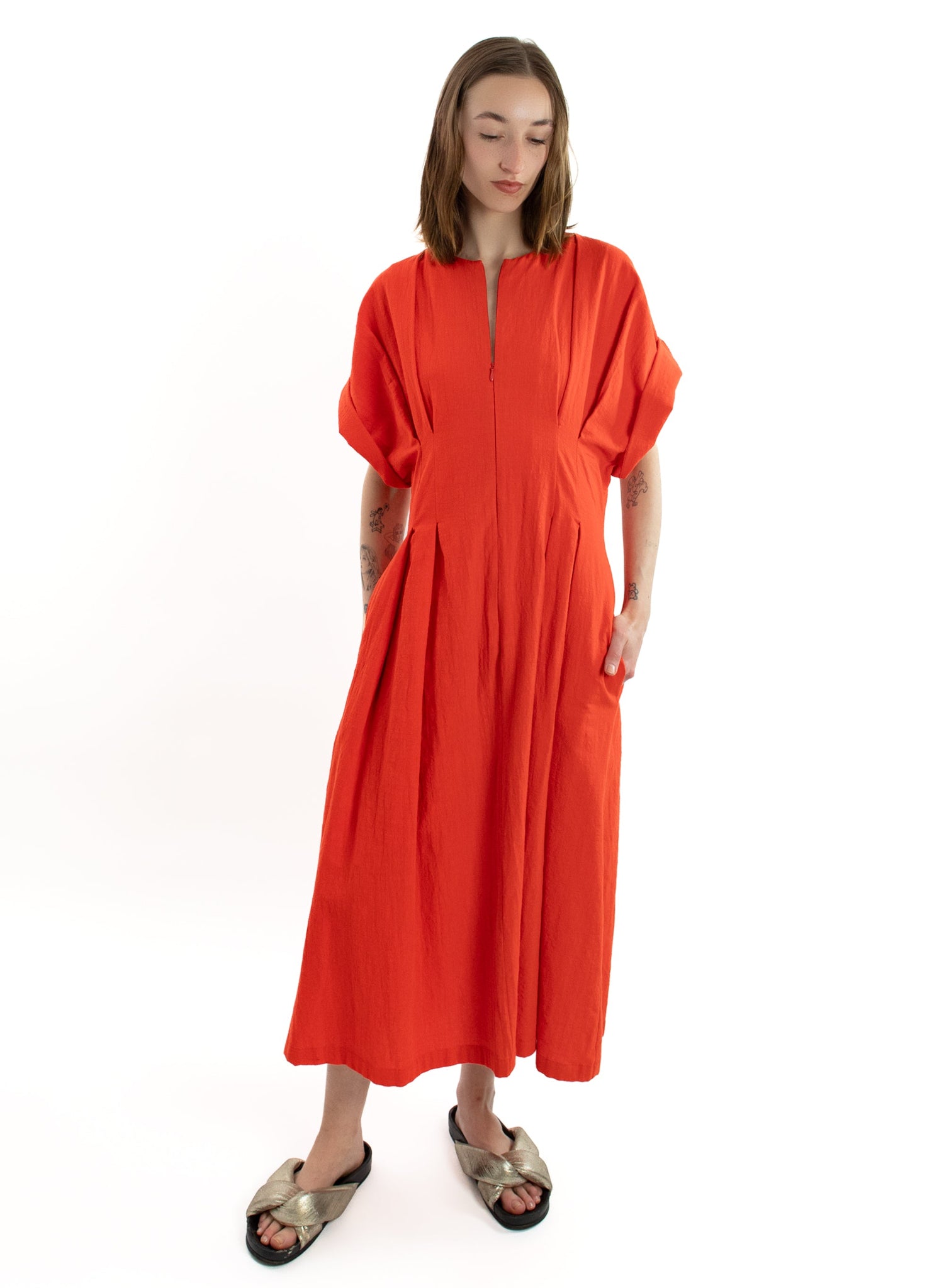Texada Dress - Blood Orange - Meg