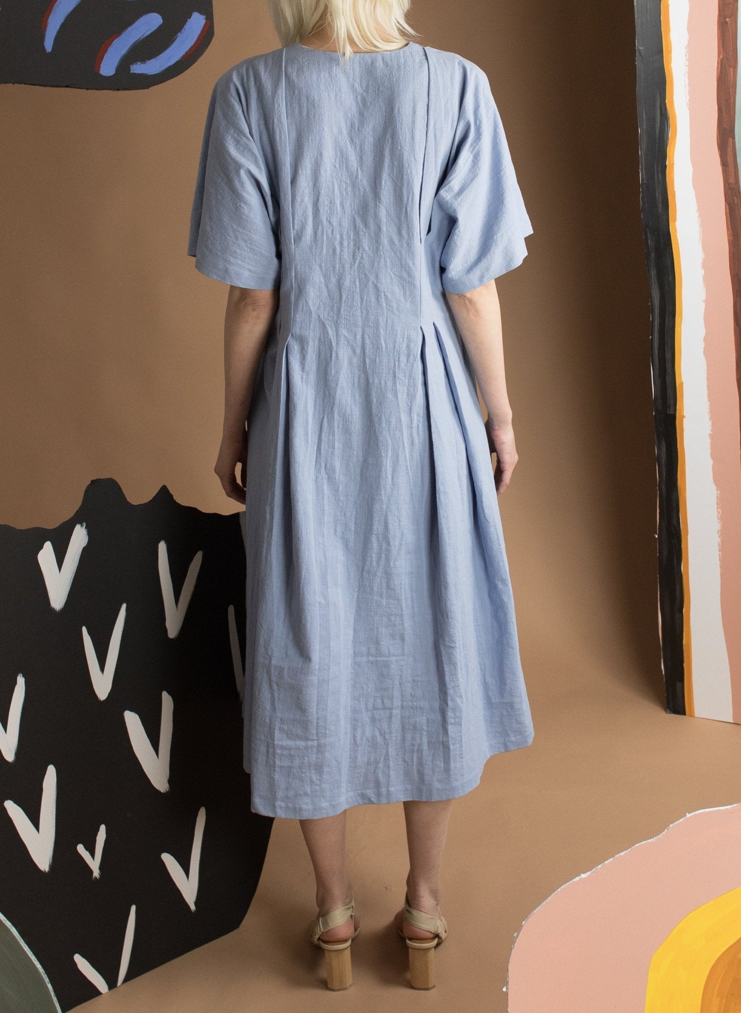 Texada Dress - Periwinkle Blue  - Meg - Made in Canada