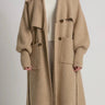 Trench Cardigan Coat - Camel - Meg