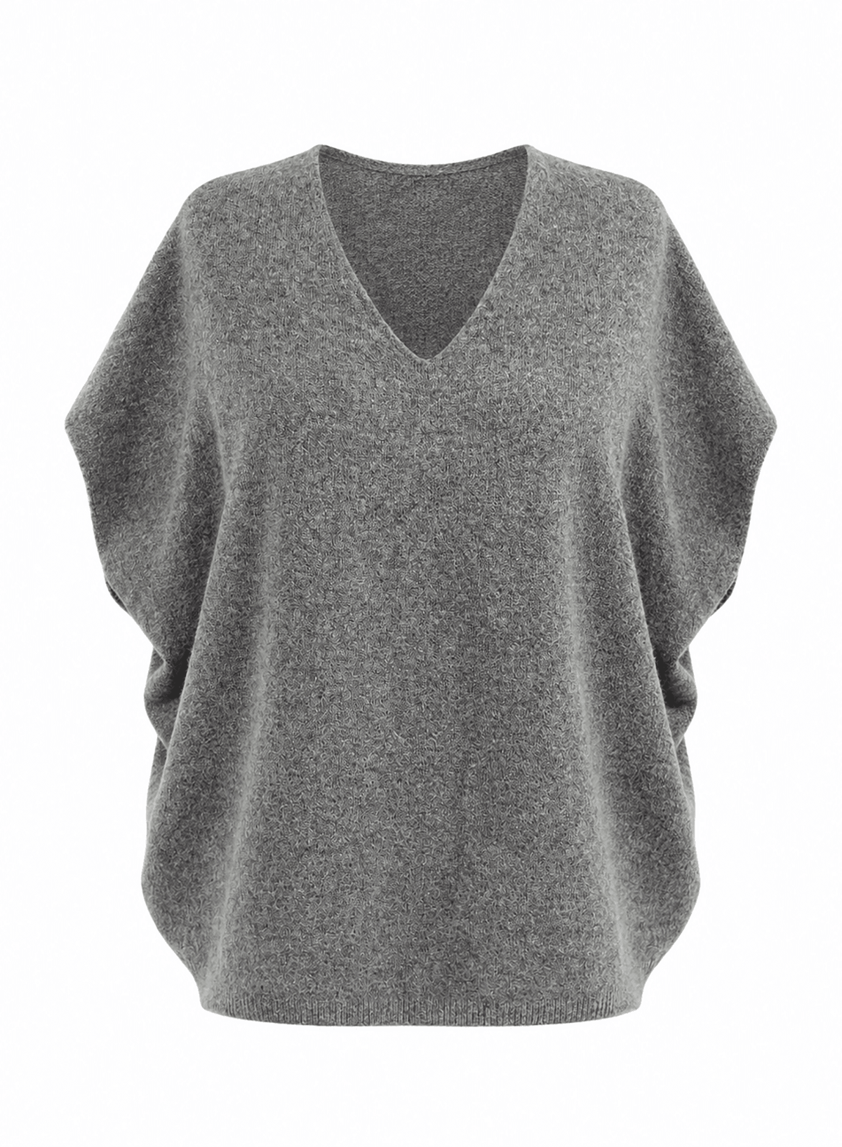 V-Neck Sweater - Charcoal (PRE-ORDER) - Meg